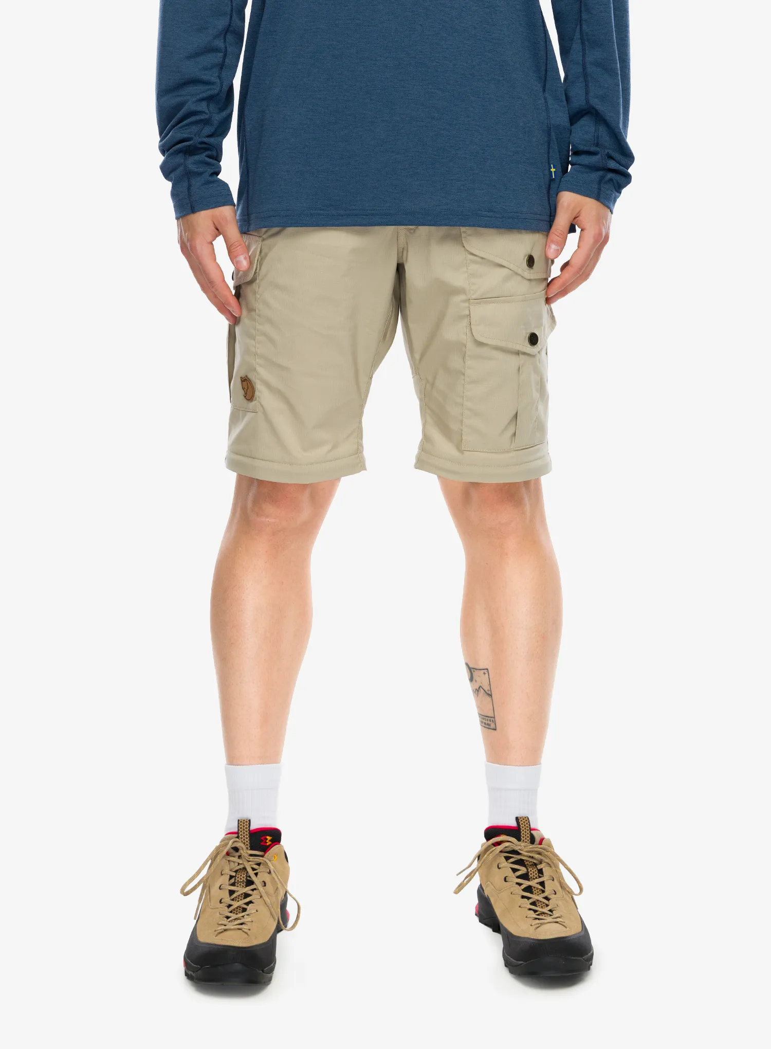 Outdoorhose Herren Fjallraven Vidda Pro Lite Zip-off Trs - fossil