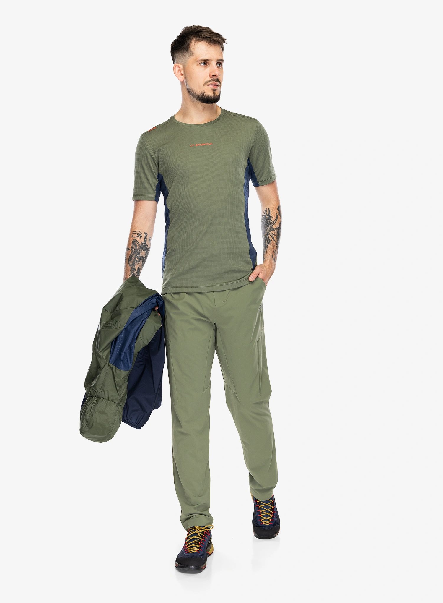 Wanderhose Herren La Sportiva Trail Guard Pants - cypress/night sky