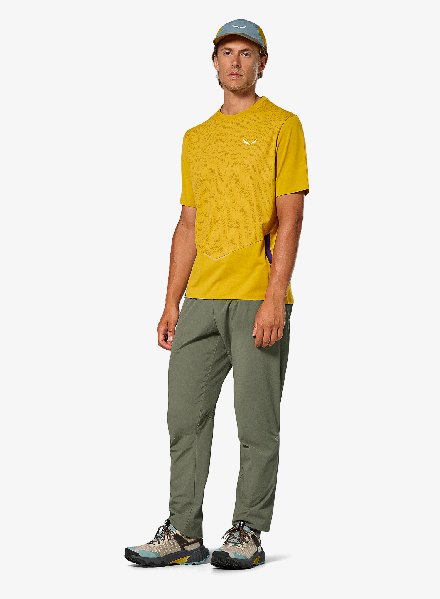 Outdoorhose Herren Salewa Pedroc 3 Dst Light Pant - faded green
