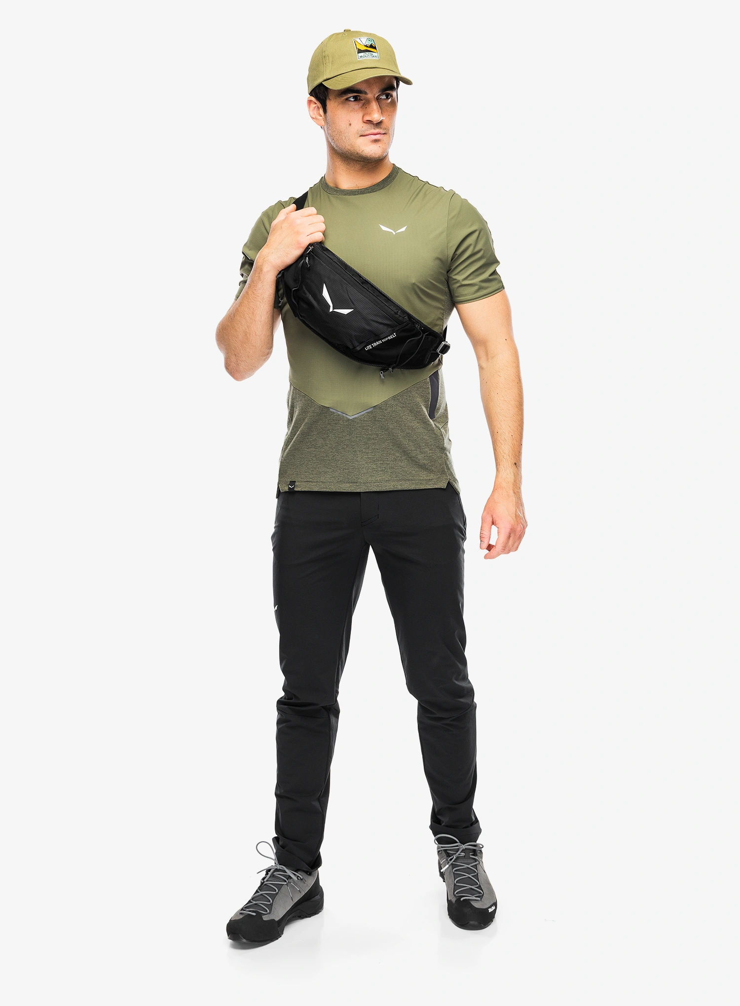 Outdoorhose Herren Salewa Pedroc 5 Dst Pant - black out