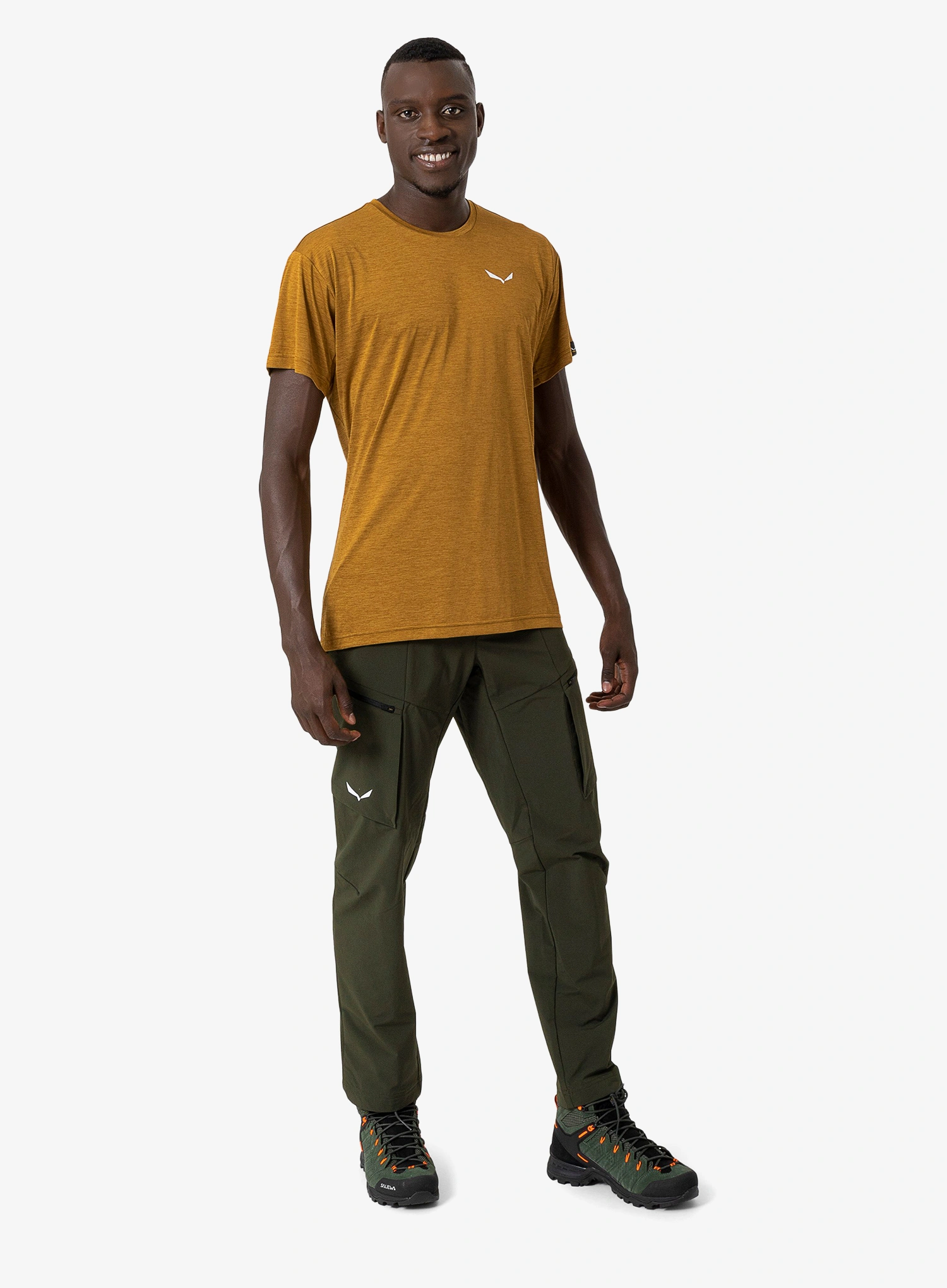 Outdoorhose Herren Salewa Puez DST Cargo Pants - dark olive