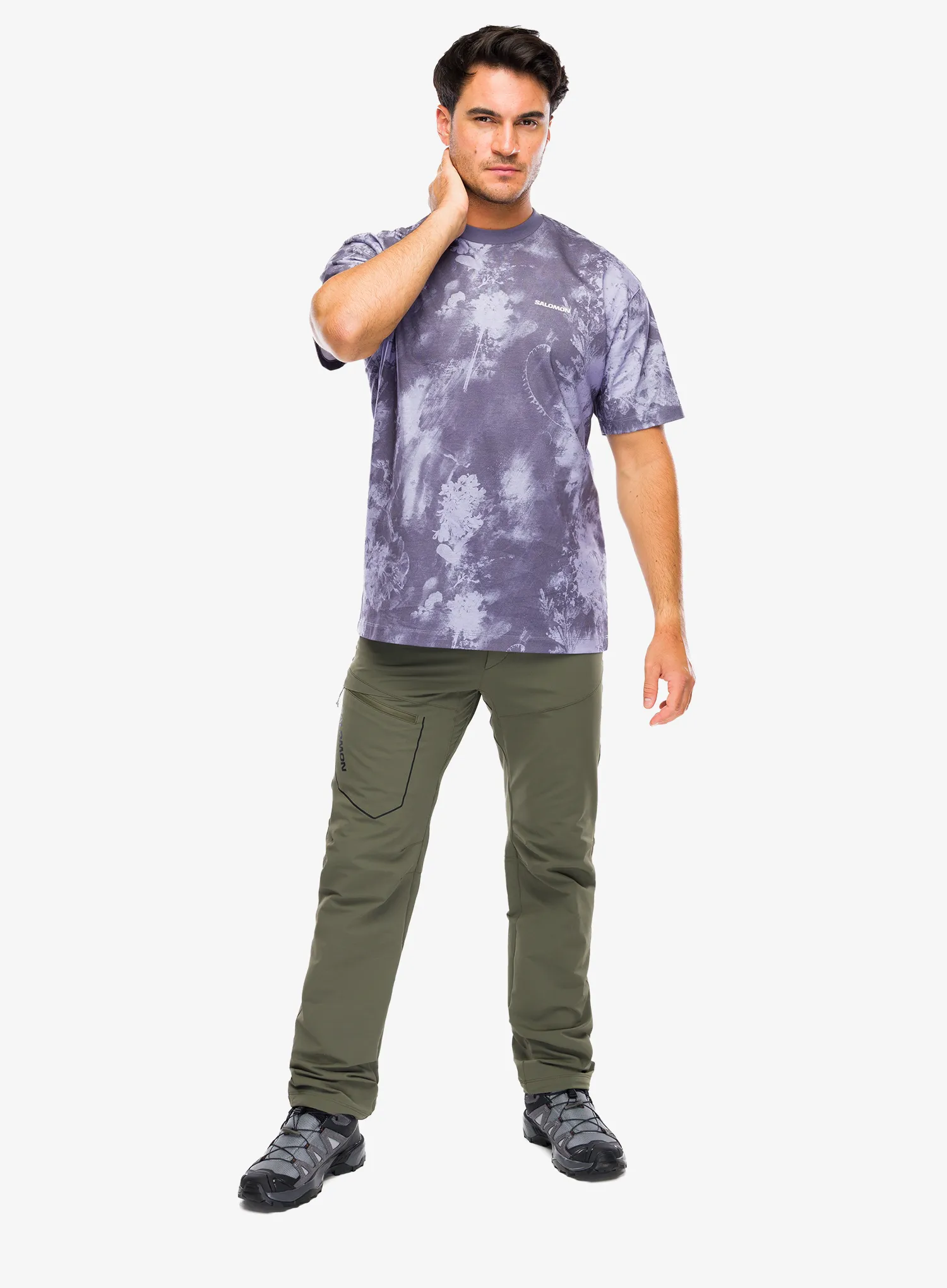 Outdoorhose Herren Salomon Wayfarer Warm Pant - grape leaf