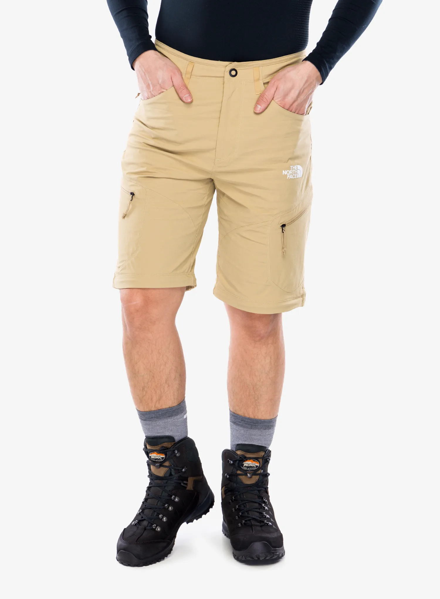 Outdoorhose Herren The North Face Exploration Conv Reg Tapered Pant - khaki stone