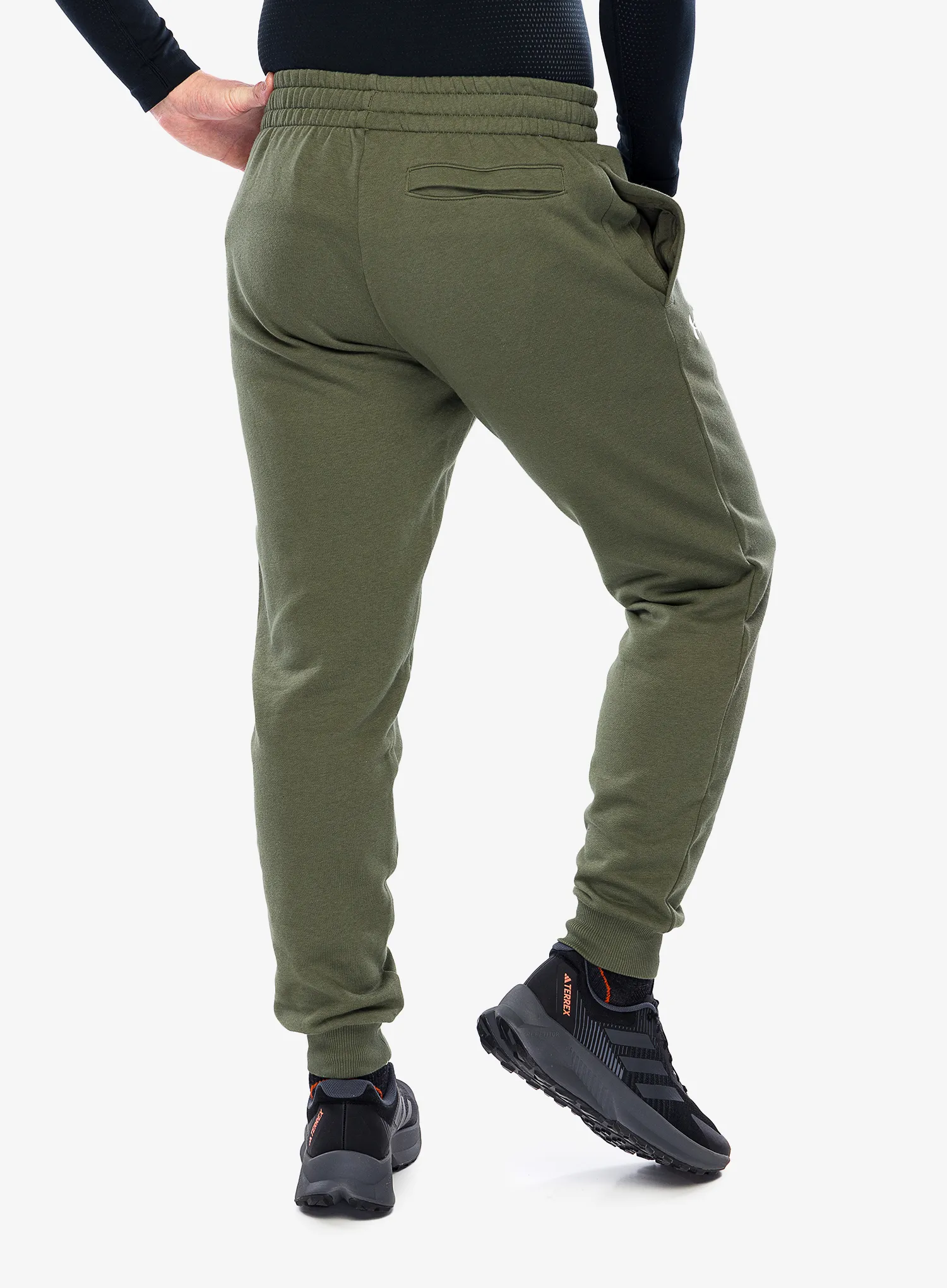 Hose Under Armour Rival Fleece Joggers - marine od green/white