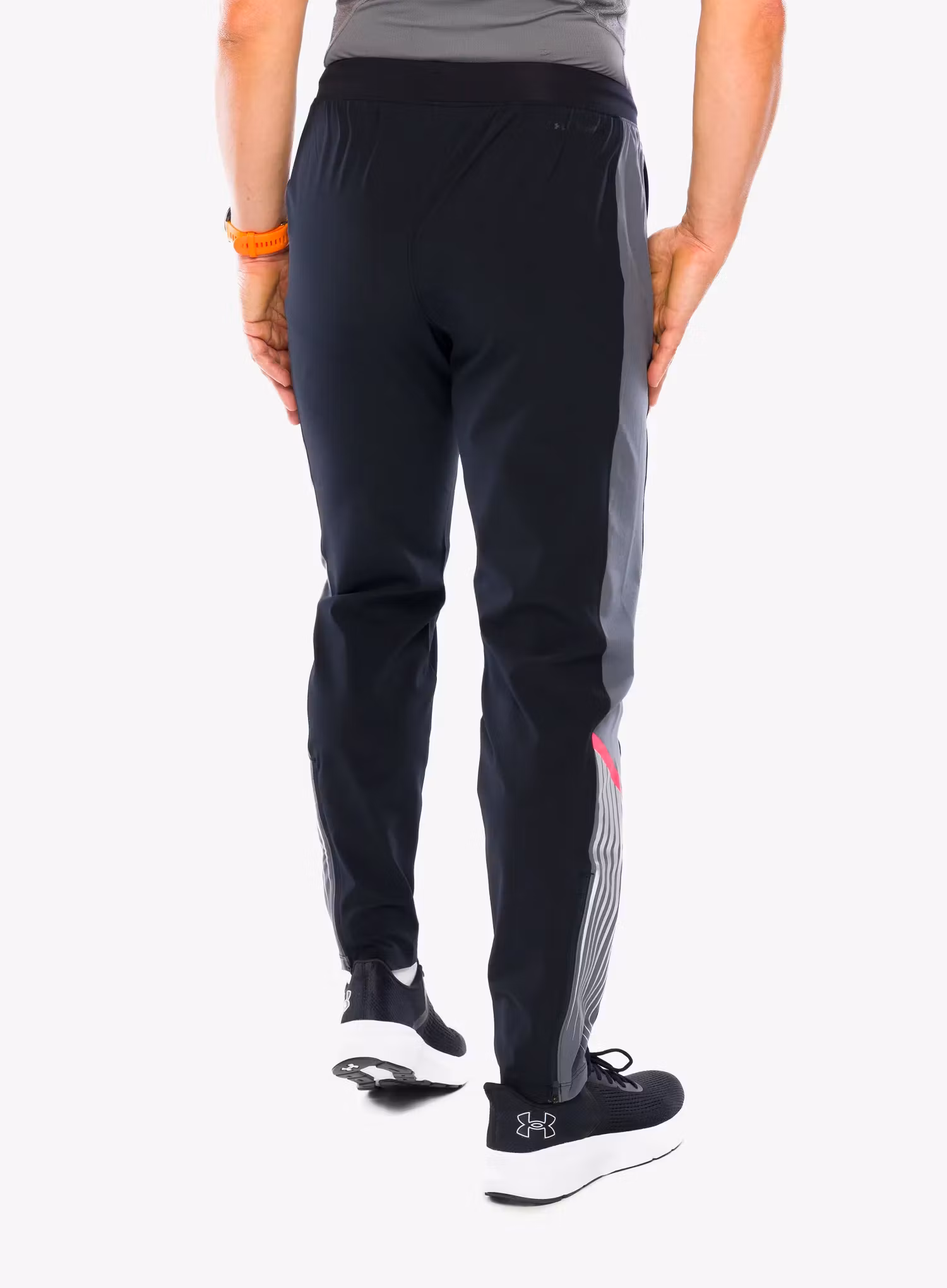 Hose Under Armour Velociti Storm Pant - black/castlerock/reflective