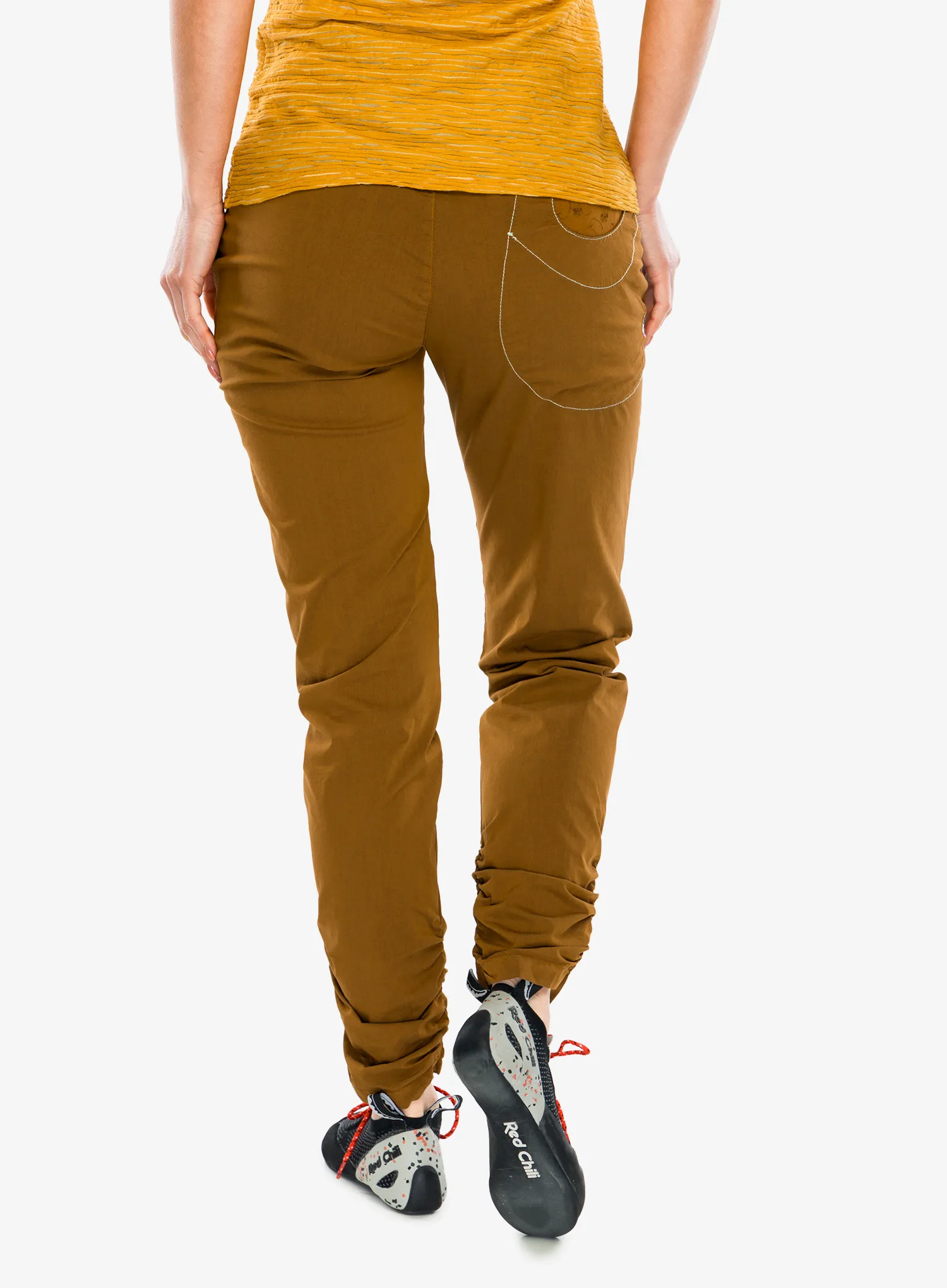 Kletterhose Damen E9 Mix - caramel