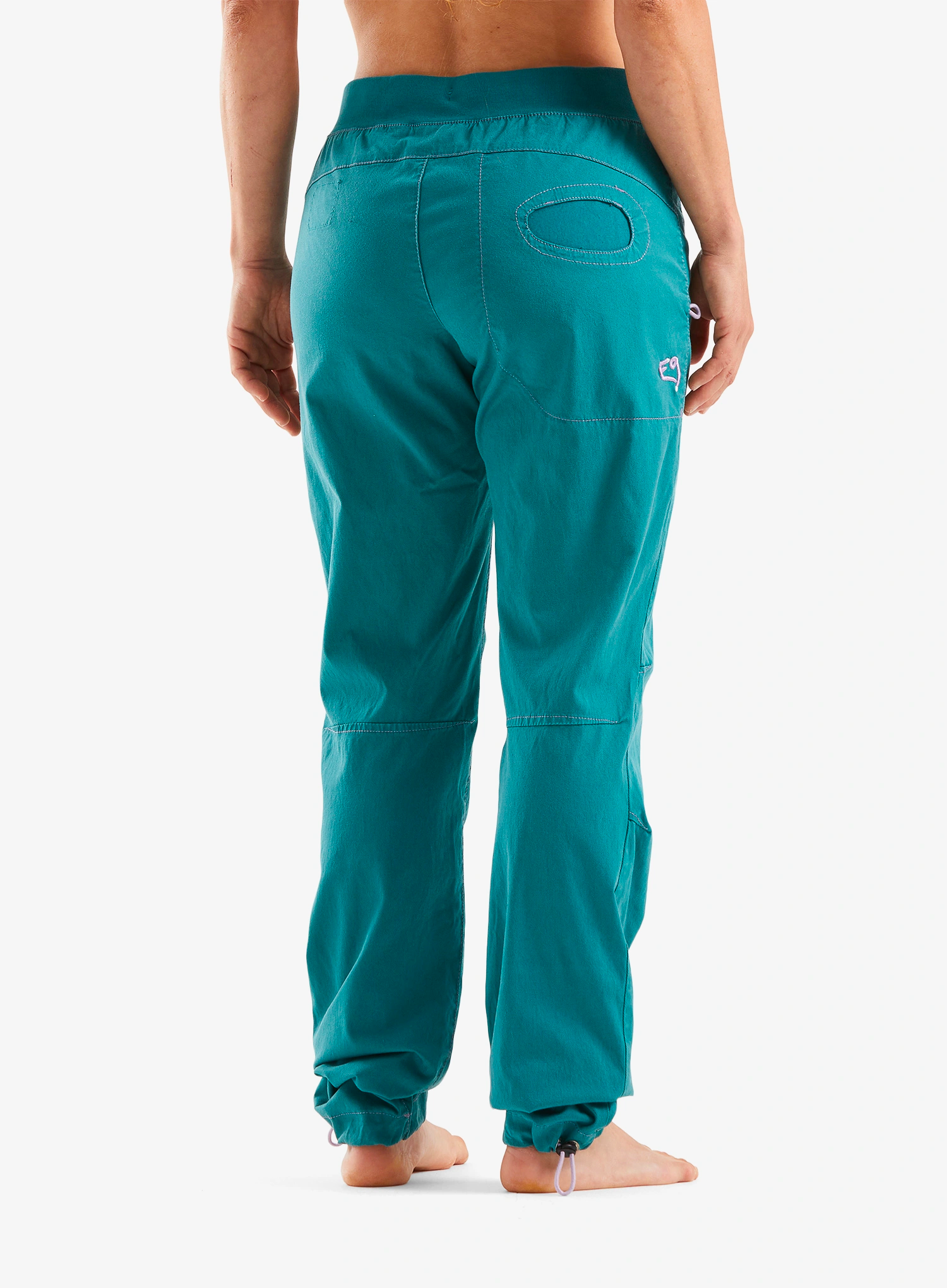 Kletterhose Damen E9 Onda Pop - green/lake