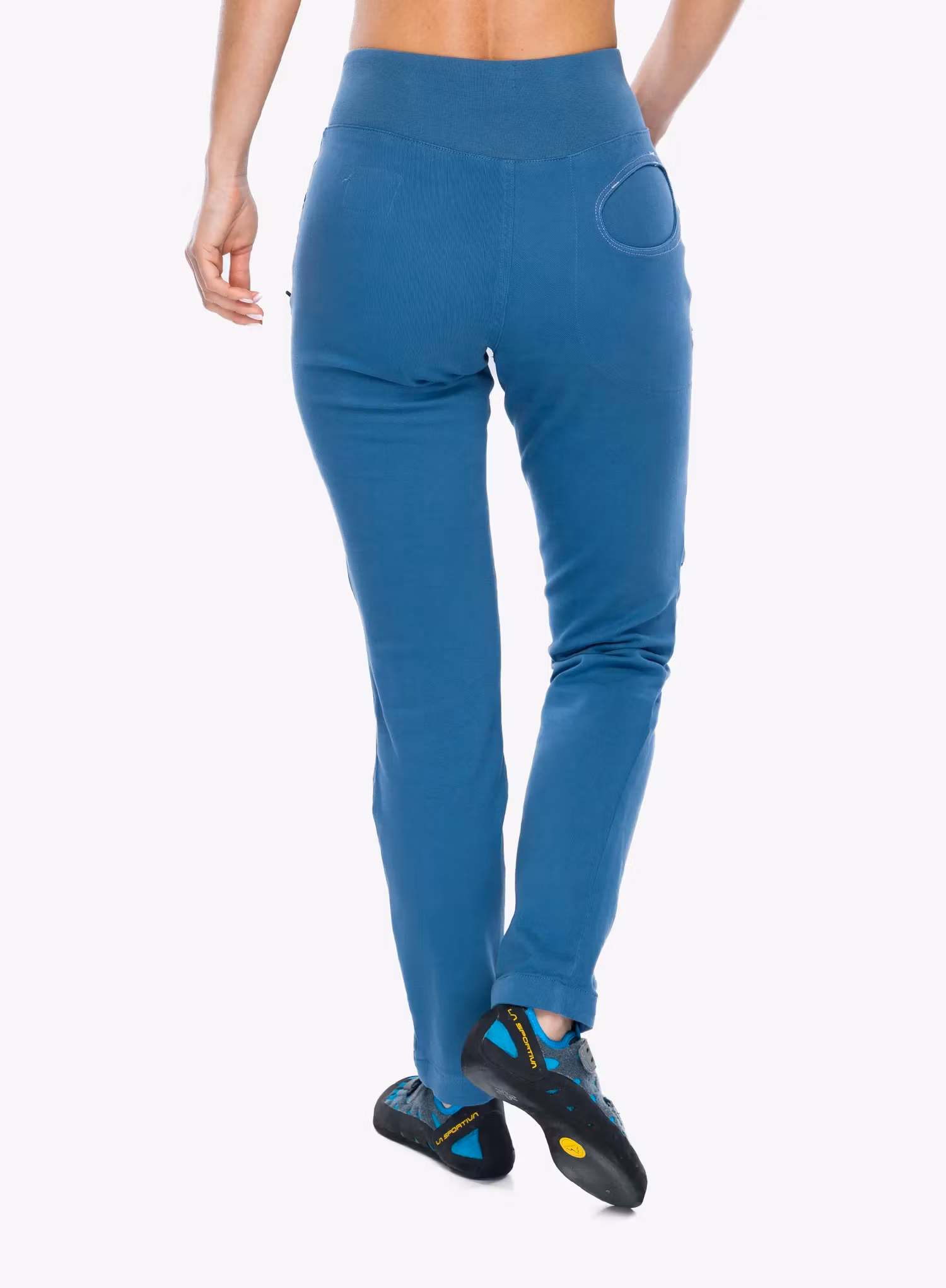 Kletterhose Damen E9 Onda Rock - steel/blue