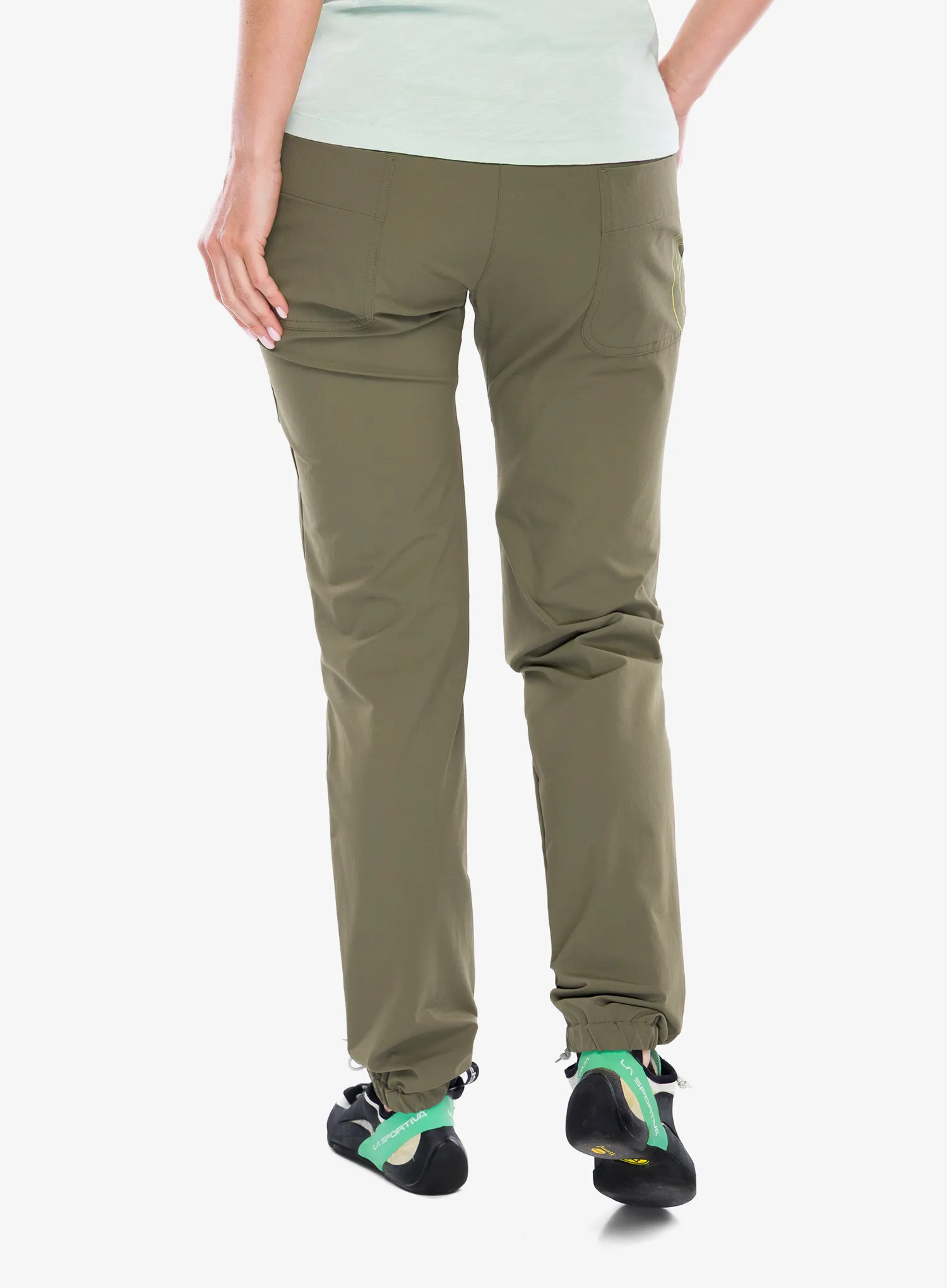 Kletterhose Damen Edelrid Radar Pants II - alga green