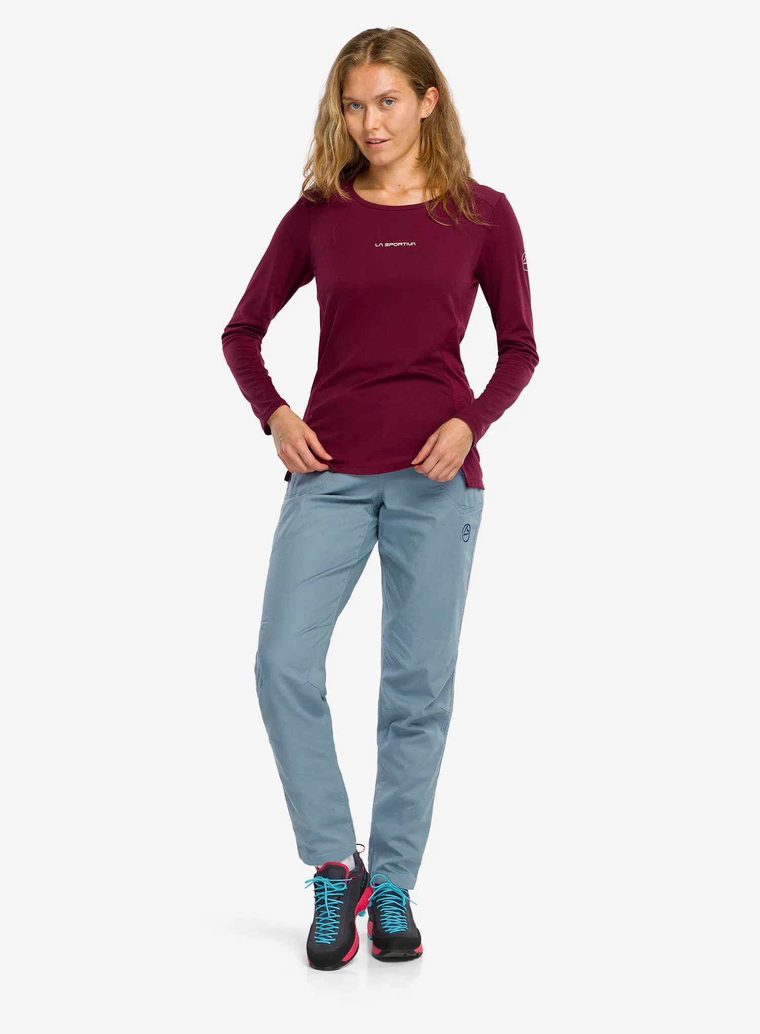 Kletterhose Damen La Sportiva Bolt Pant - limestone/night sky