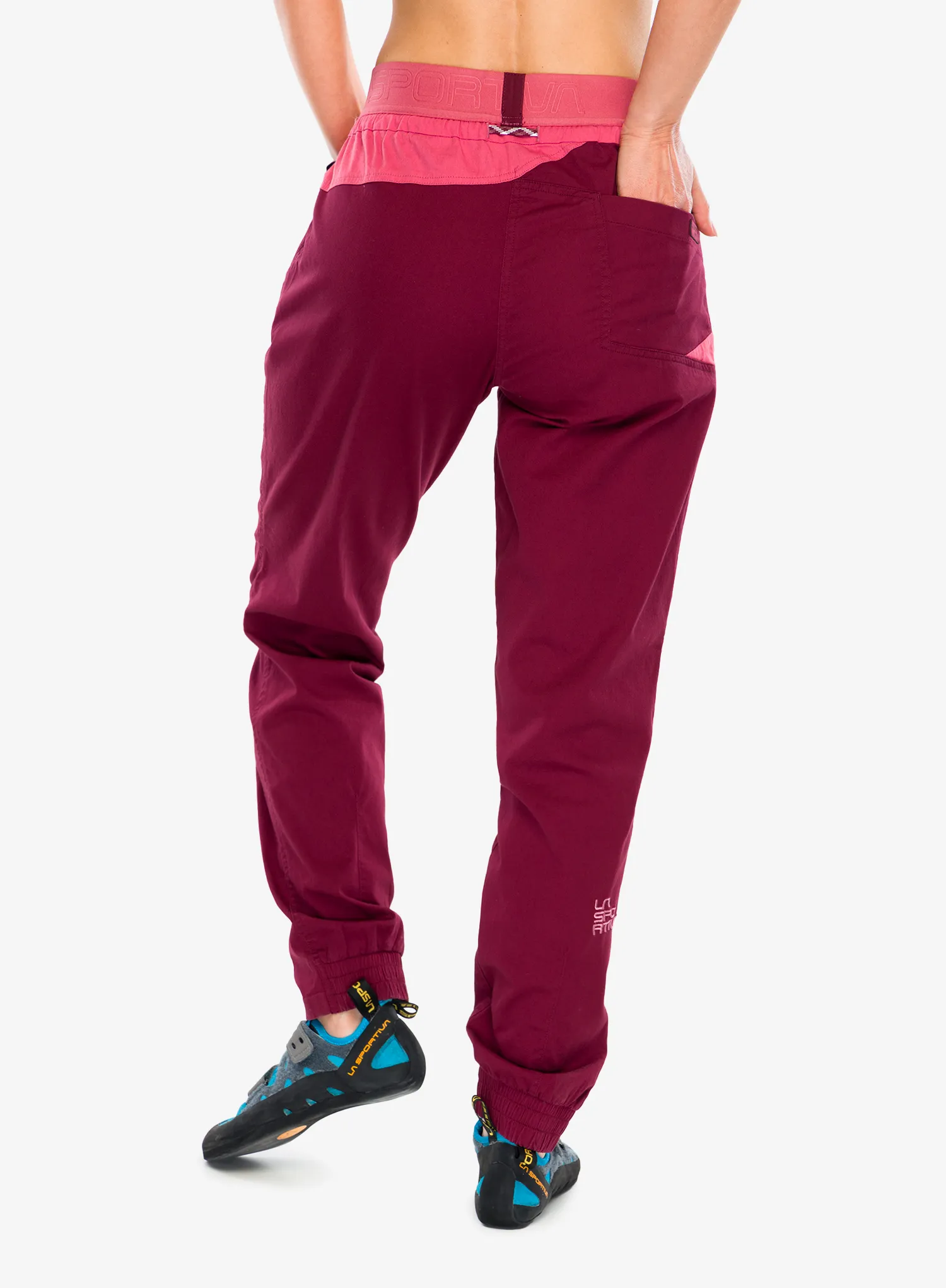 Kletterhose Damen La Sportiva Tundra Pants - redwood/rosebay