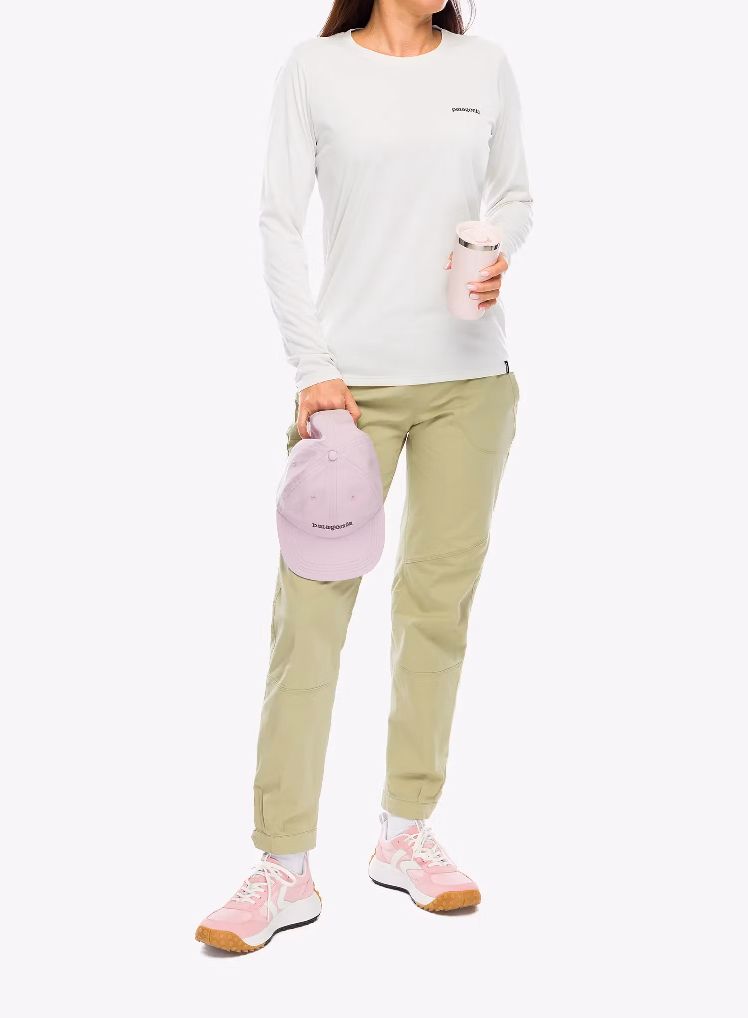 Kletterhose Damen Patagonia Caliza Rock Pants - gumtree green
