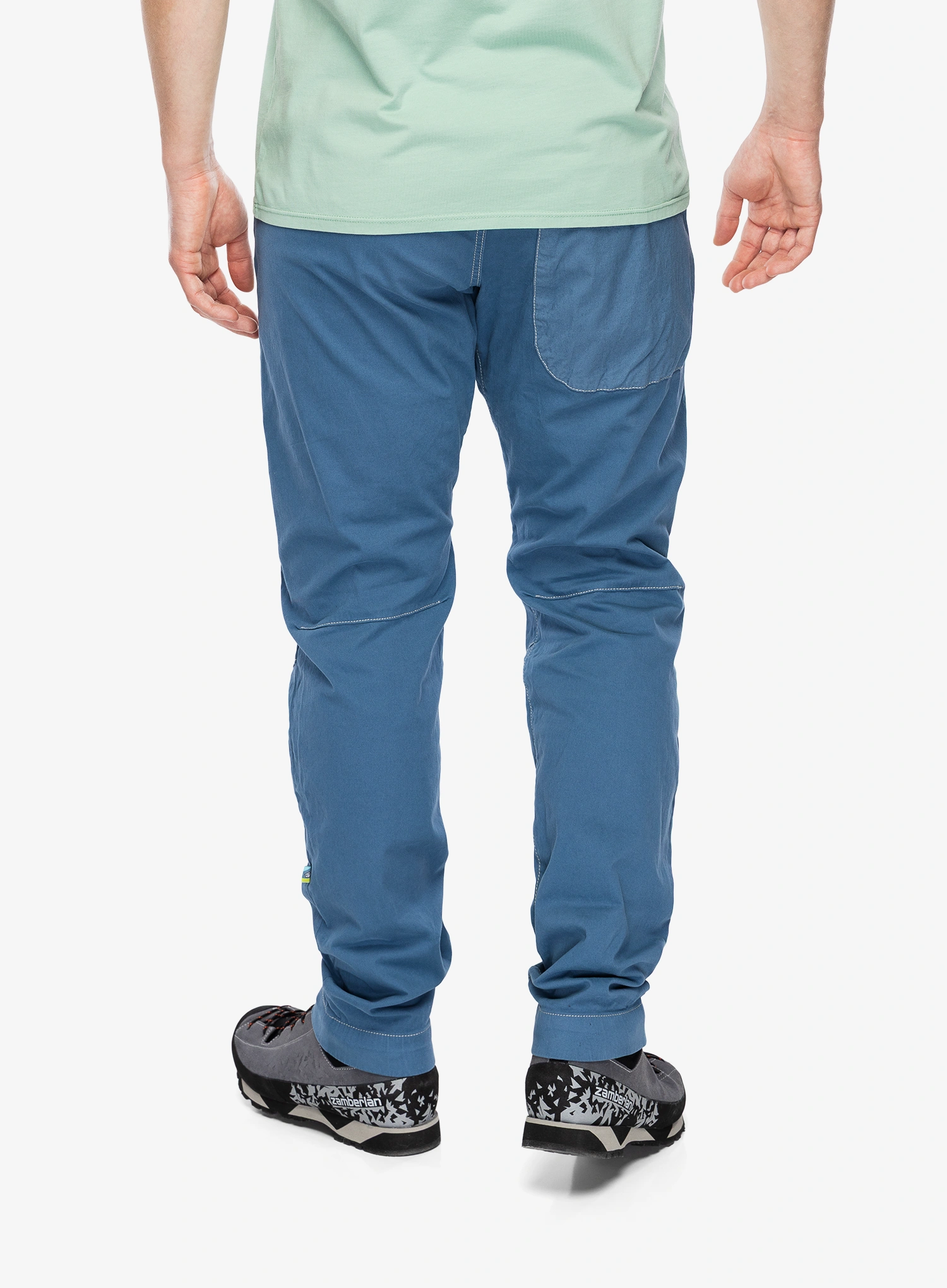 Kletterhose E9 Free Julian - steel/blue