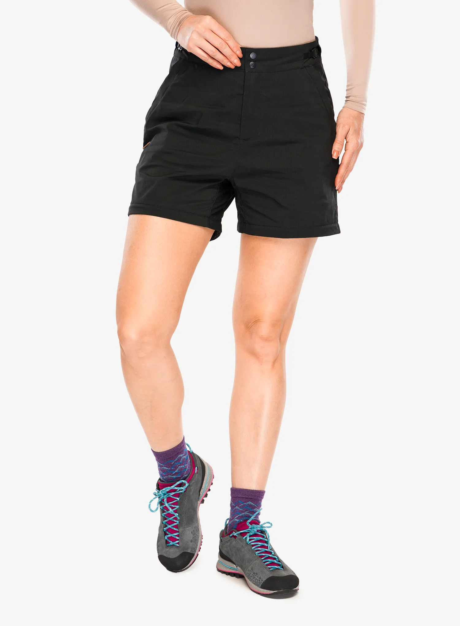 Zip-Off Hose Damen Fjallraven Abisko Hike Zip-off Trs - black