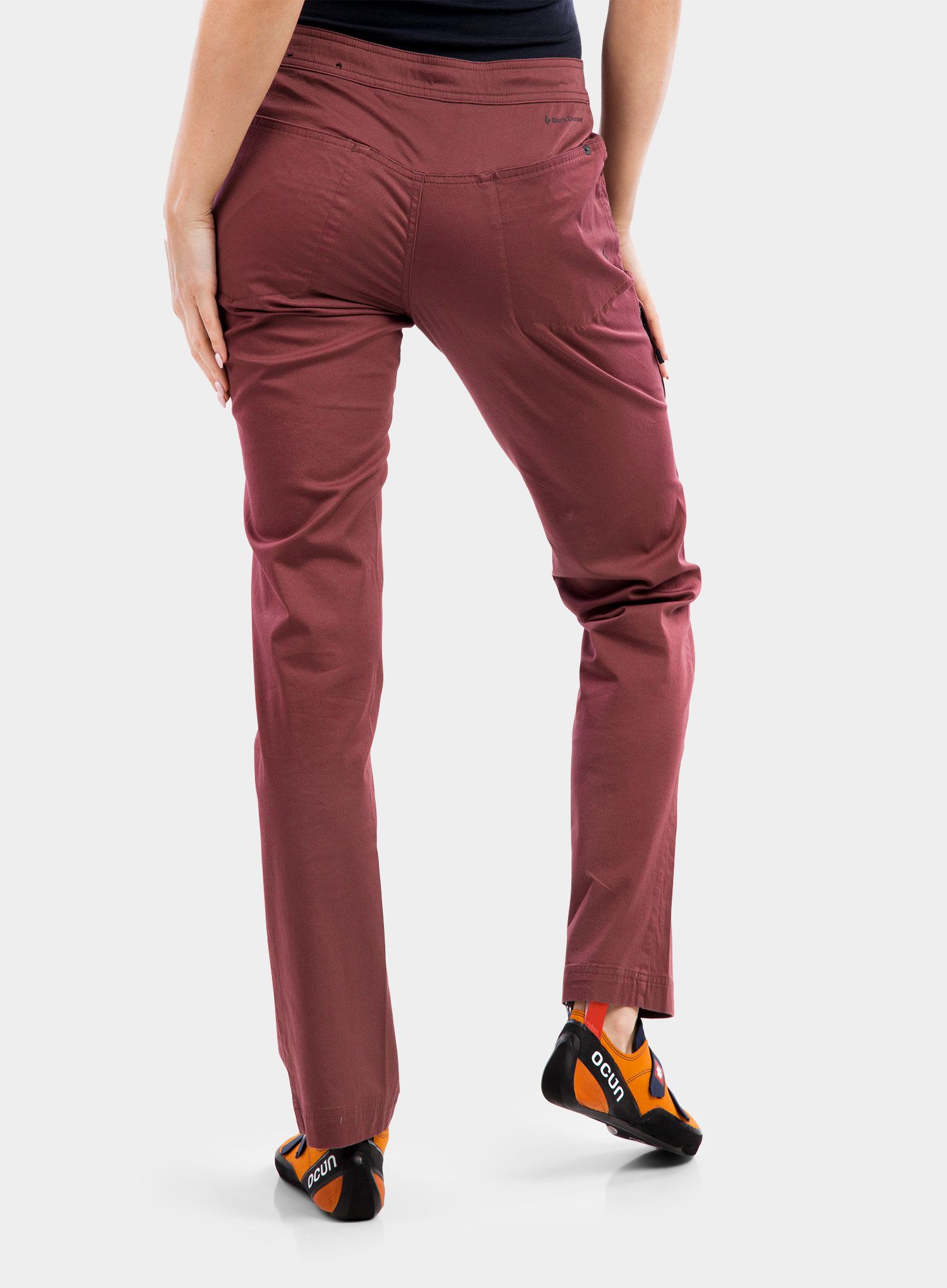 Kletterhose Damen Black Diamond Credo Pants - cherrywood