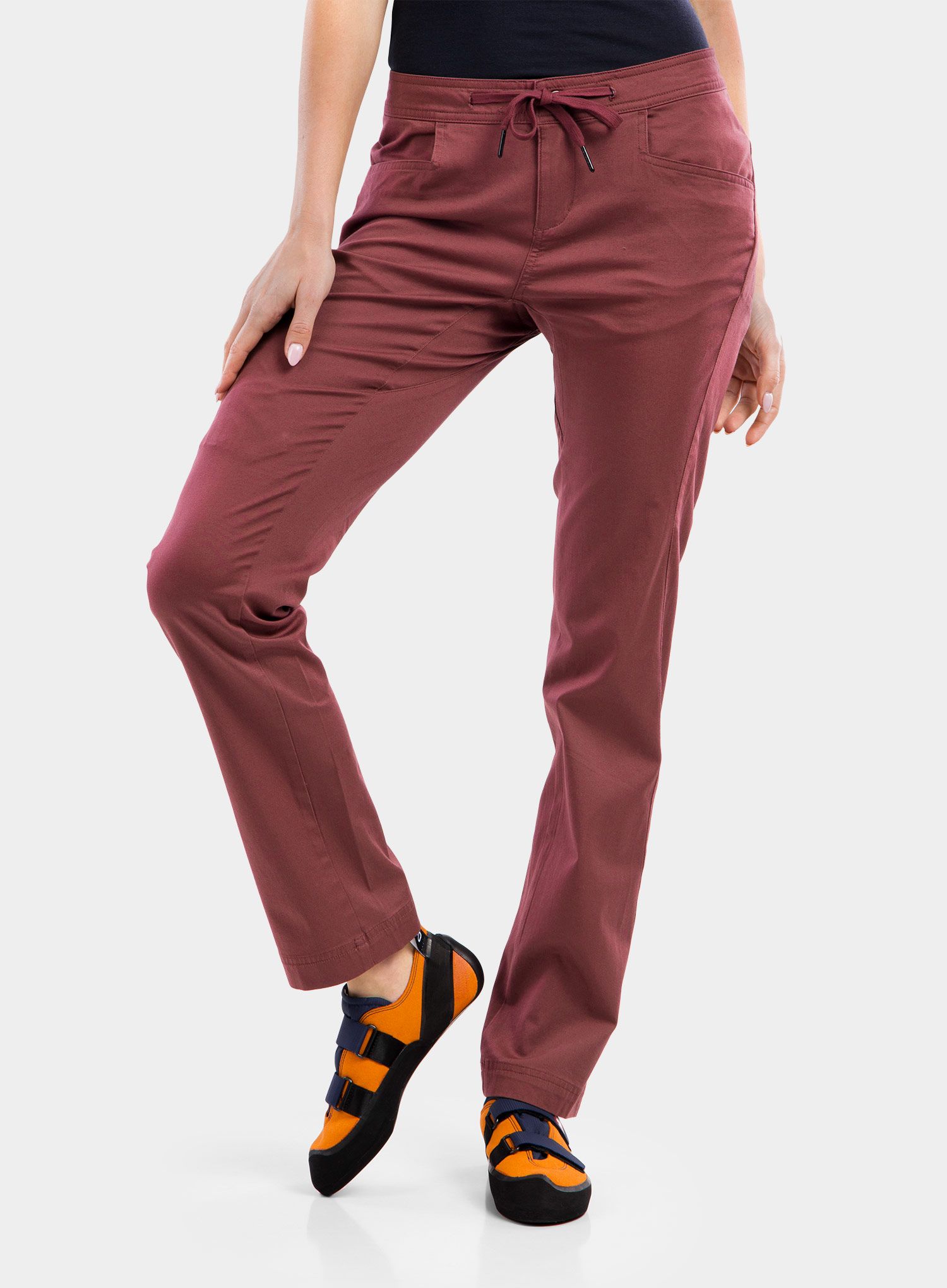 Kletterhose Damen Black Diamond Credo Pants - cherrywood