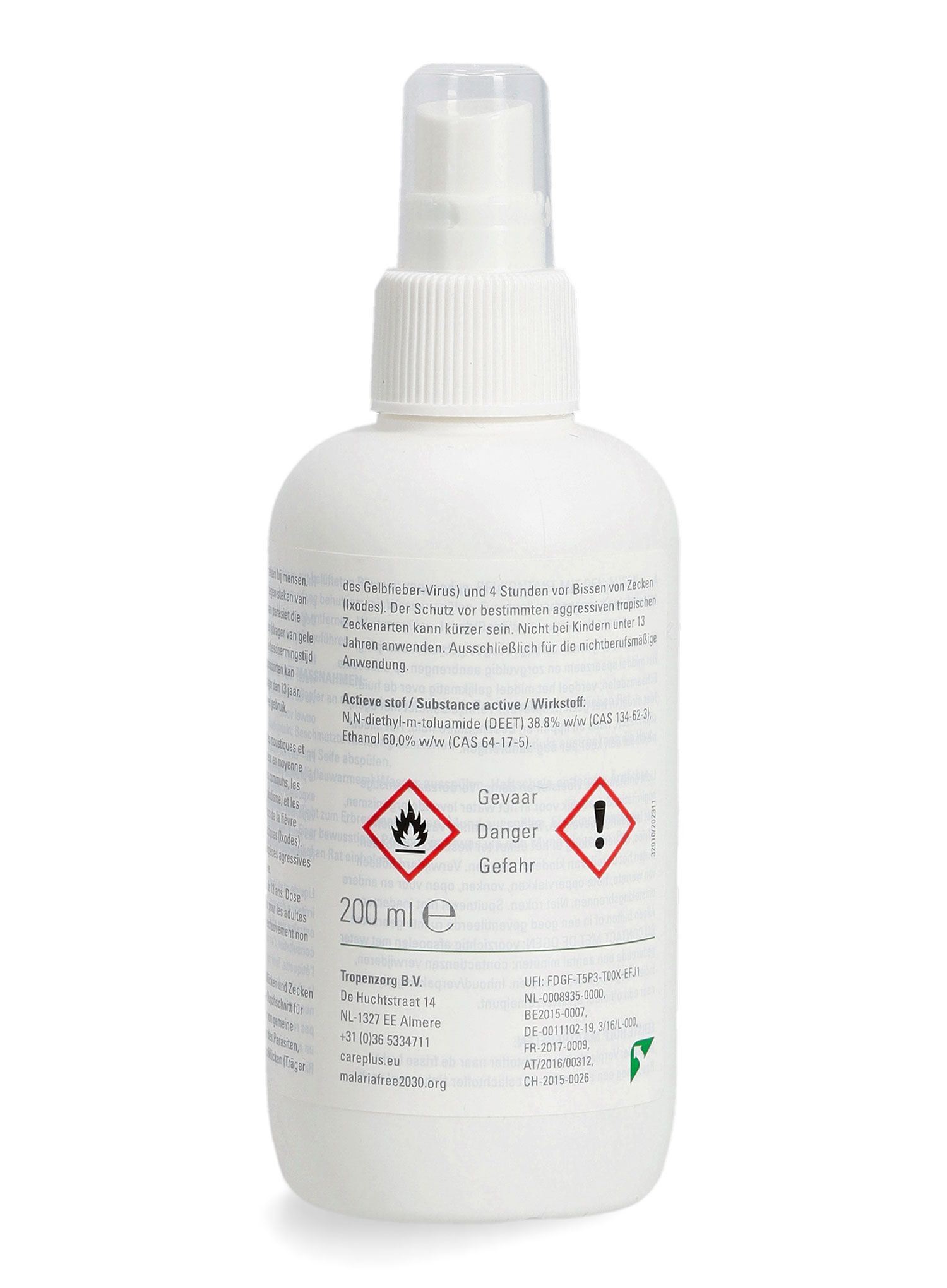 Mückenspray Care Plus Anti-Insect Deet Spray 40% 200ml