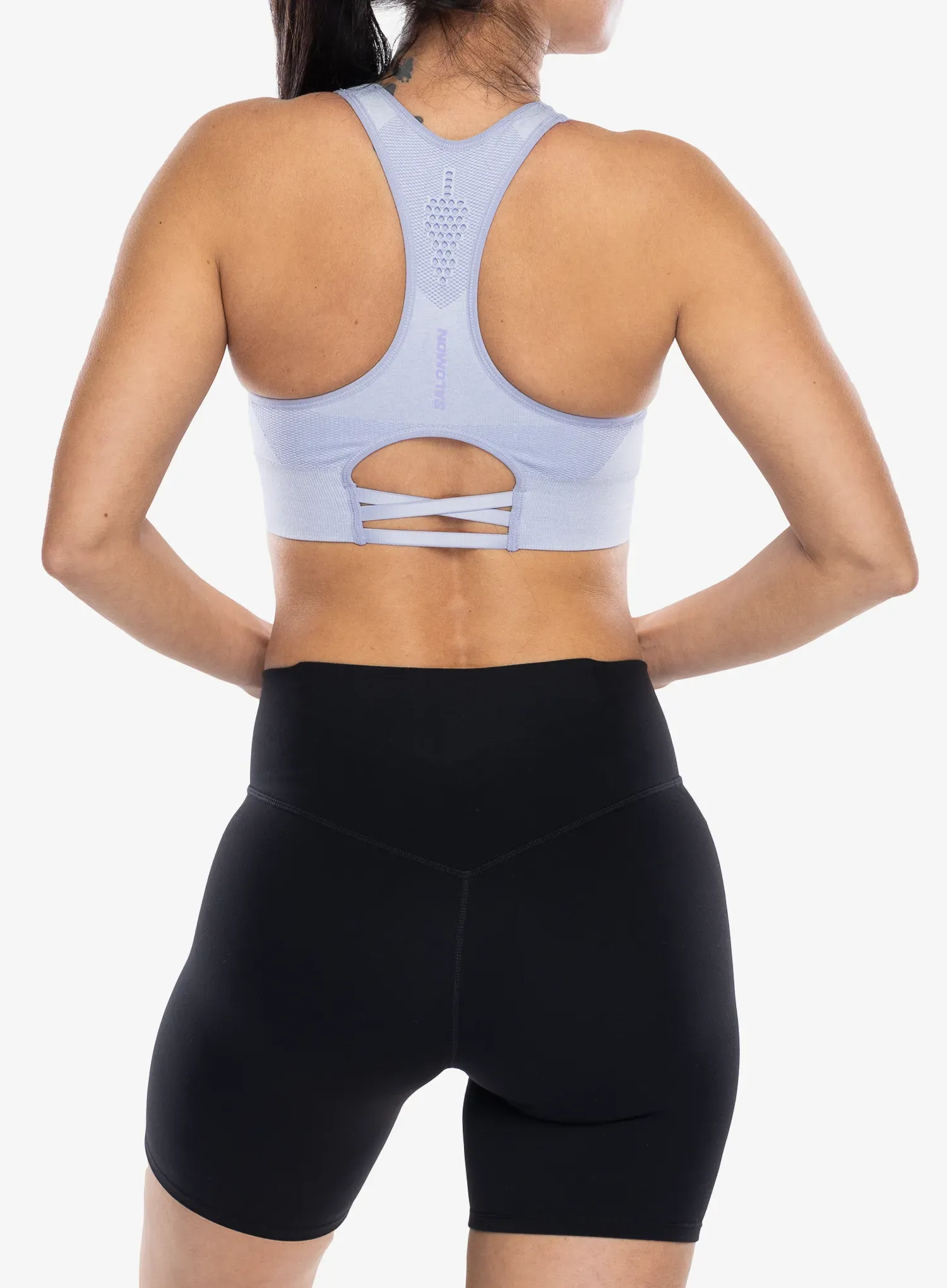 Sport-BH Salomon Elevate Move On Bra - cosmic sky/heather