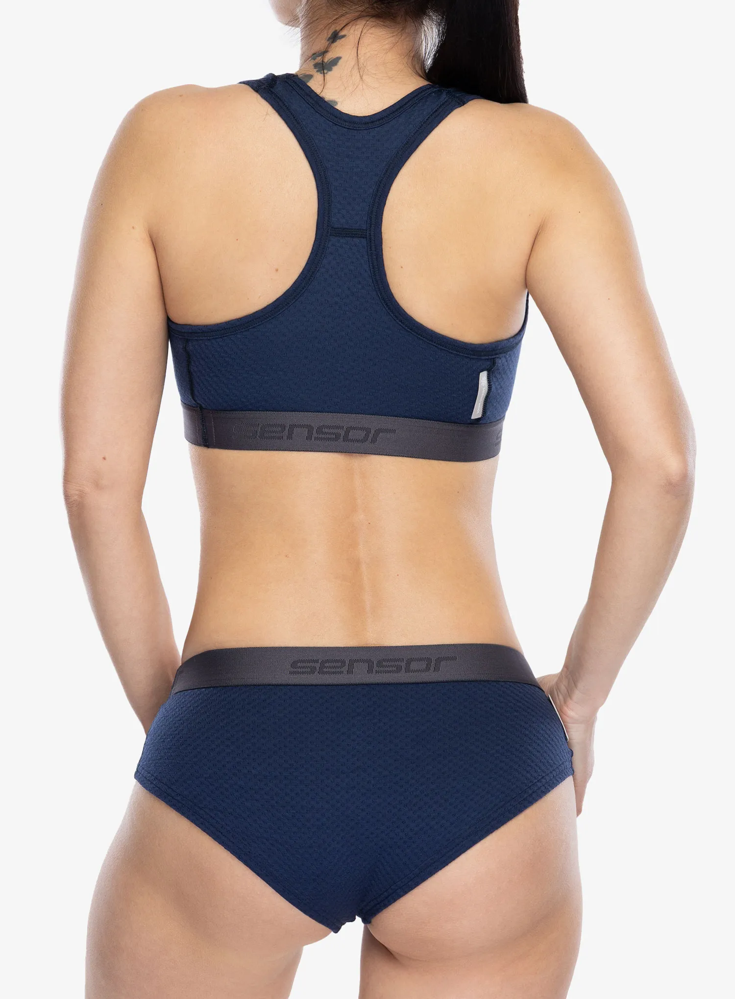 Sport-BH Sensor Merino DF Bra - deep blue