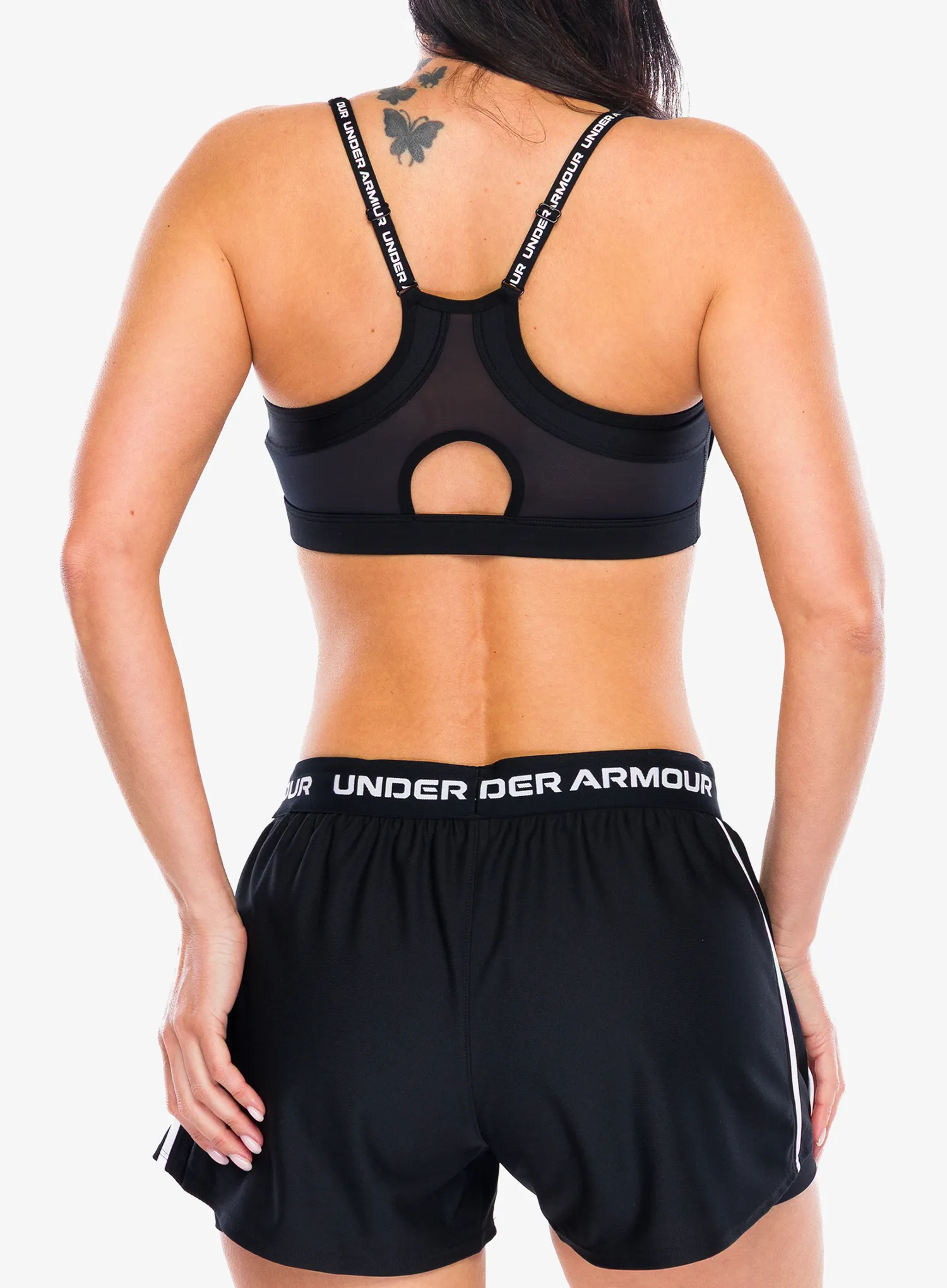 Sport-BH Under Armour Infinity 2.0 Low Sports Bra D-DD - white/black