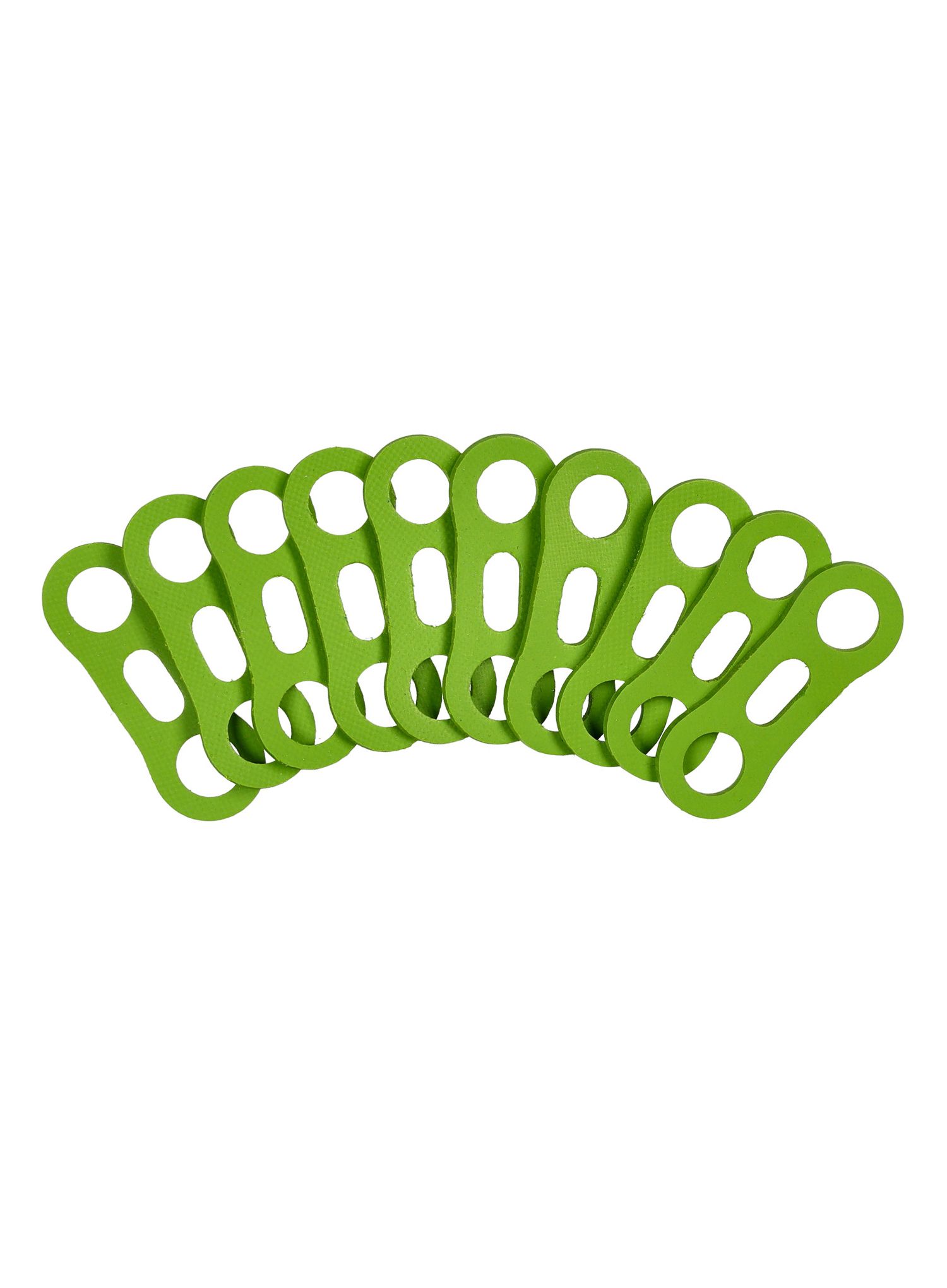 Gummiringe Ocun Biner Fix 11 mm - 10-pack - green