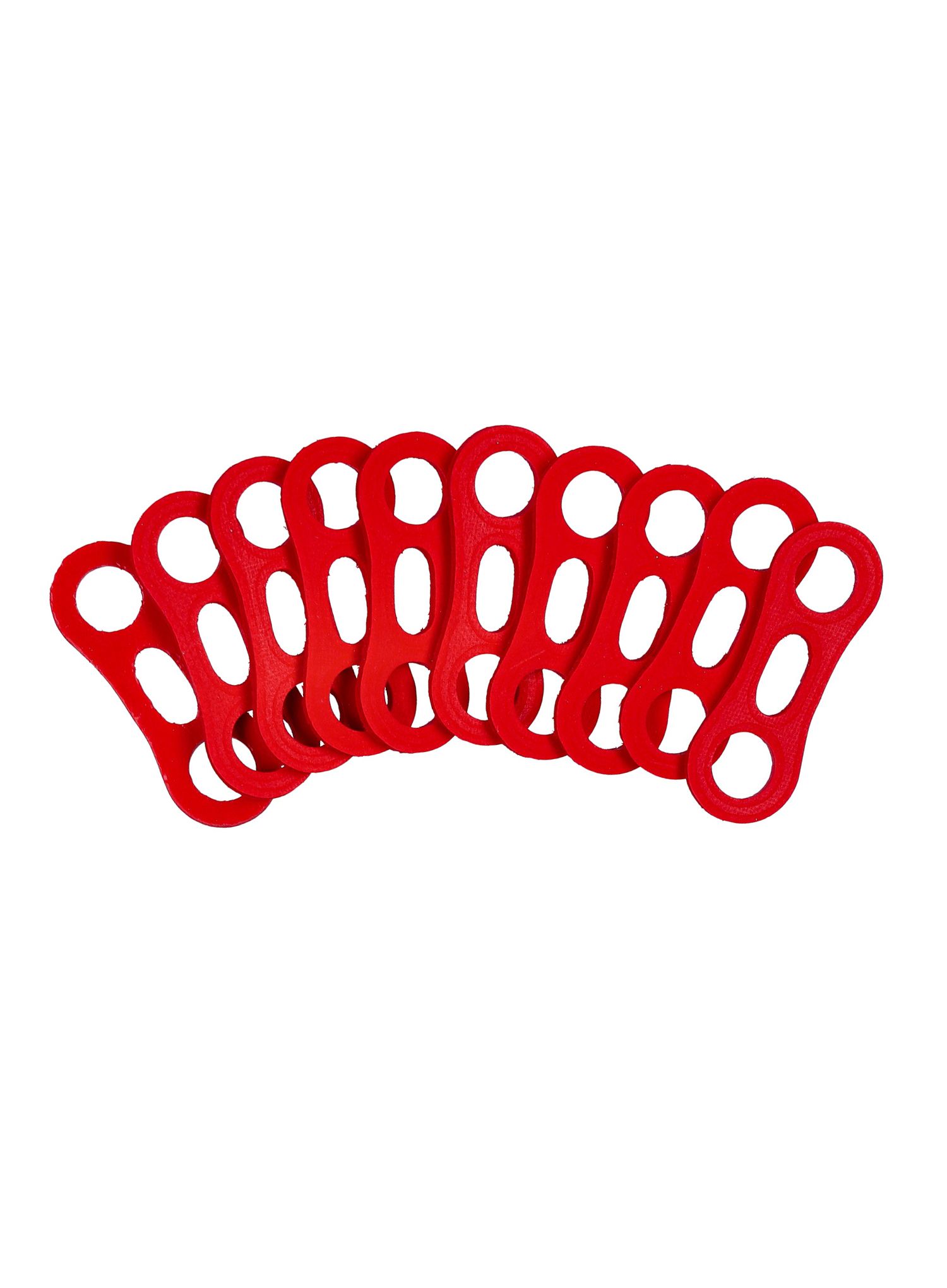 Gummiringe Ocun Biner Fix 11 mm - 10-pack - red