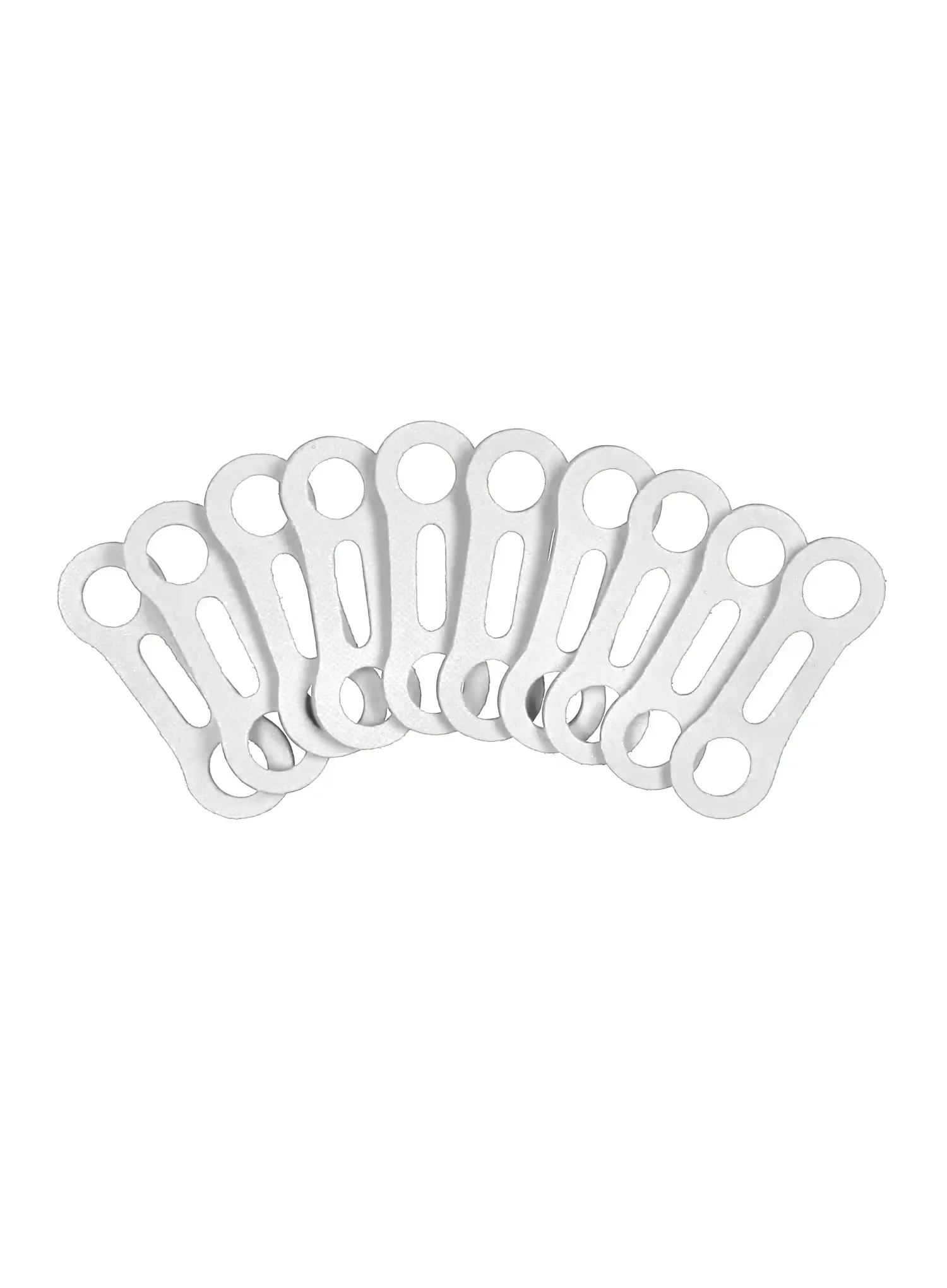 Gummiringe Ocun Biner Fix 11 mm 10-pack - white