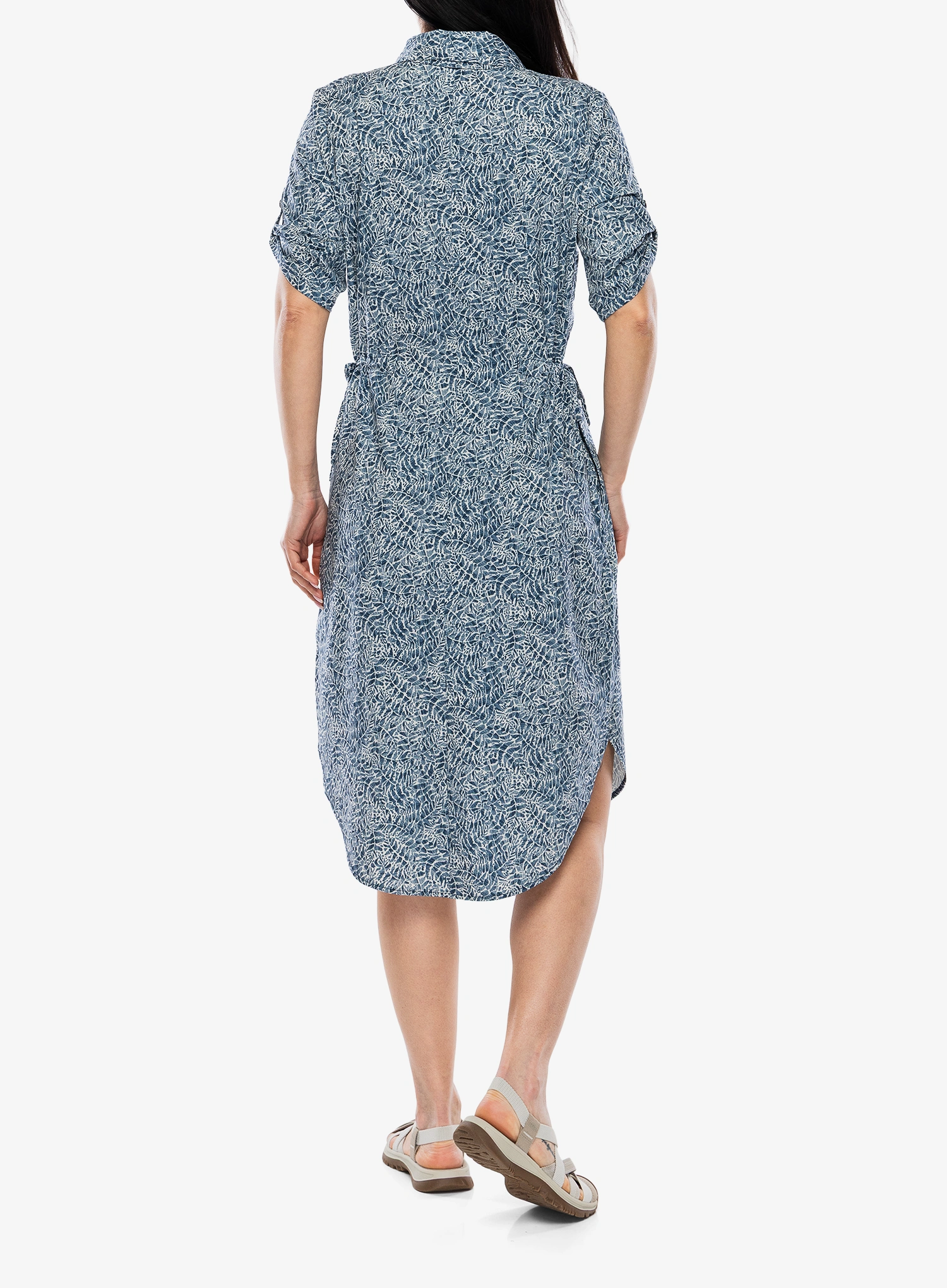 Outdoorkleid Royal Robbins Spotless Traveler Dress SS - deep blue briar pt