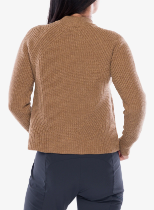 Strickpullover Damen Royal Robbins Rockcraft Mock Neck - tawny htr