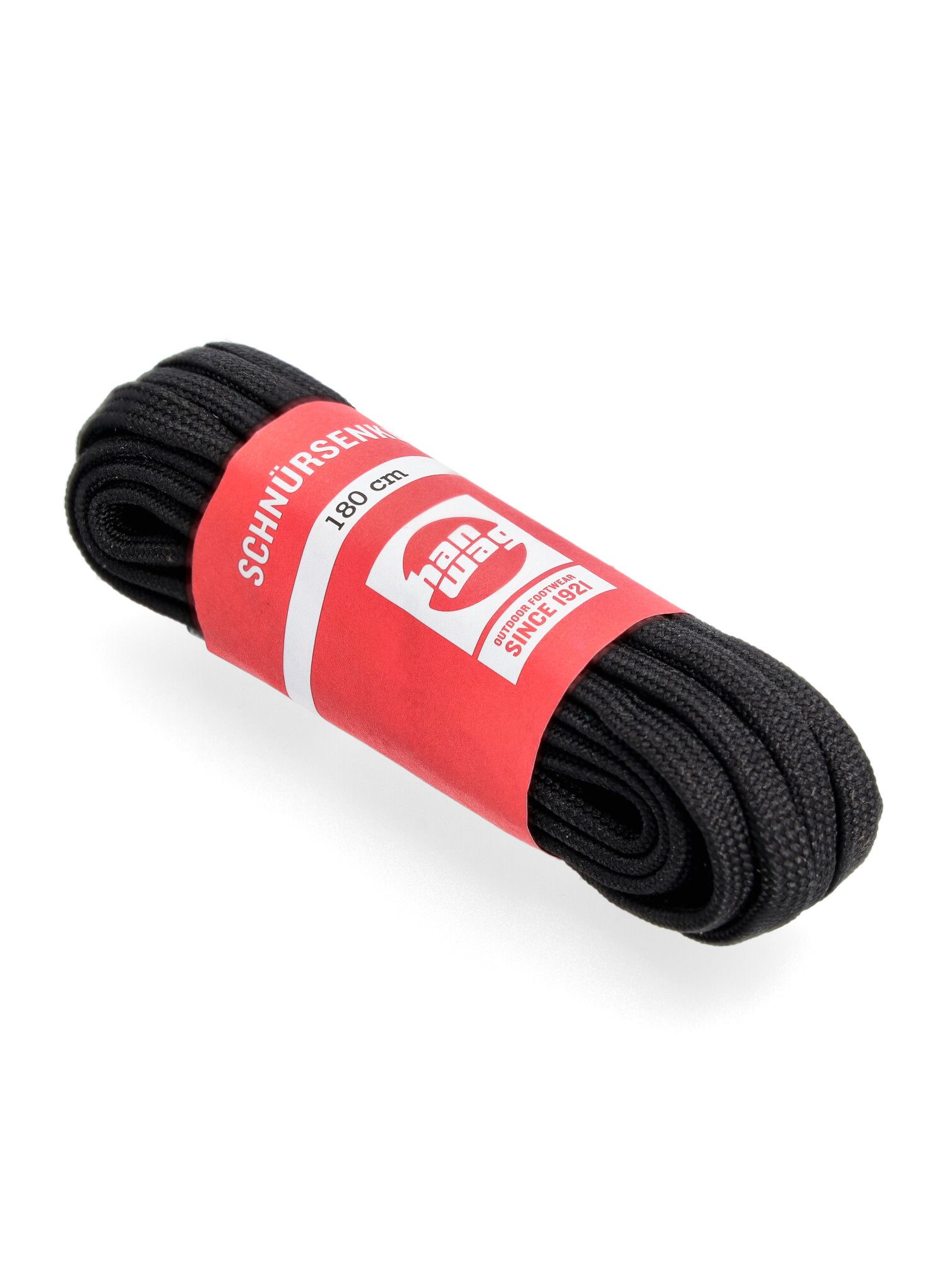 Schnürsenkel Hanwag Laces 180 cm - black