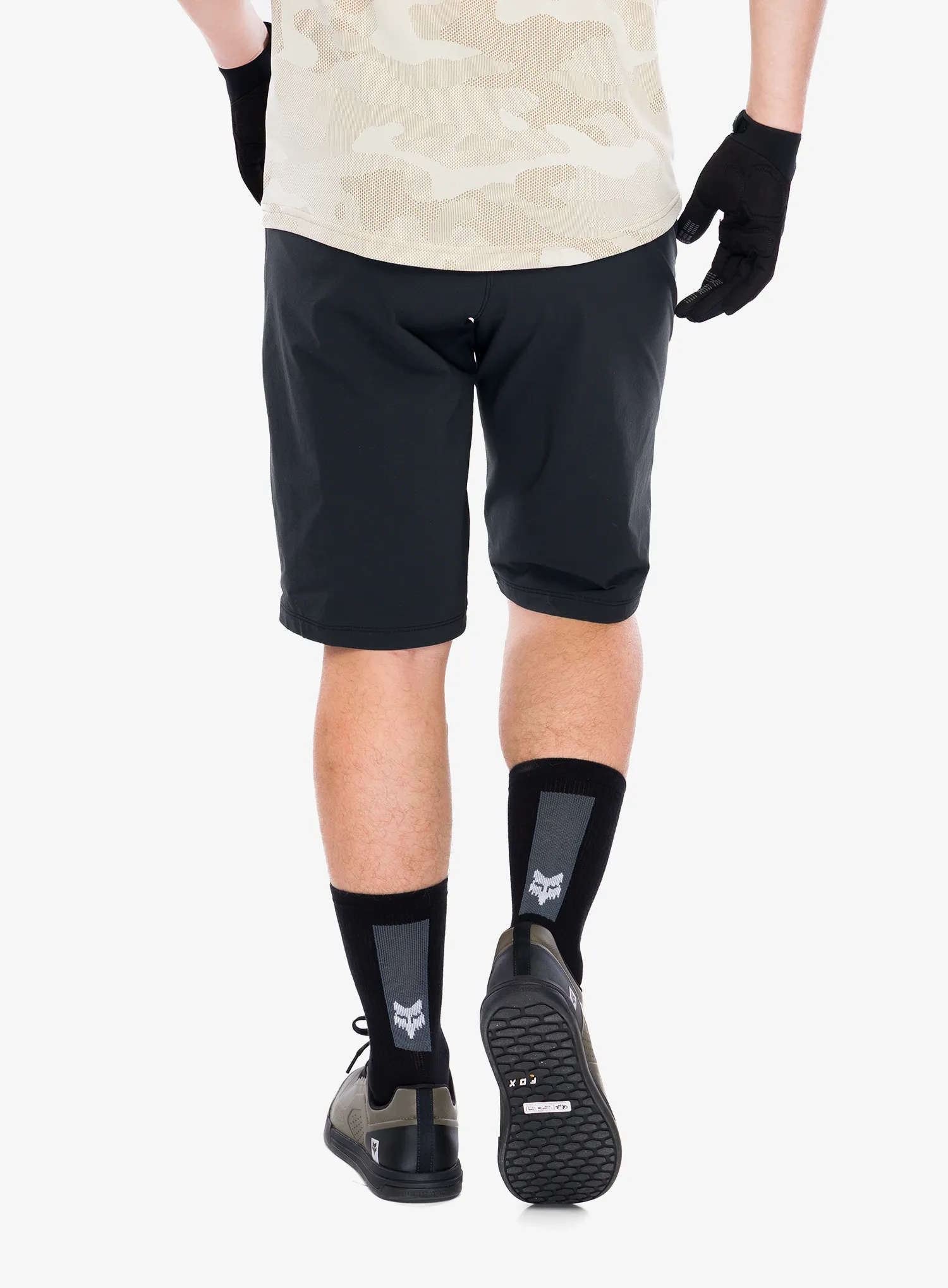 Fahrradshorts Fox Flexair Short W/Liner - black