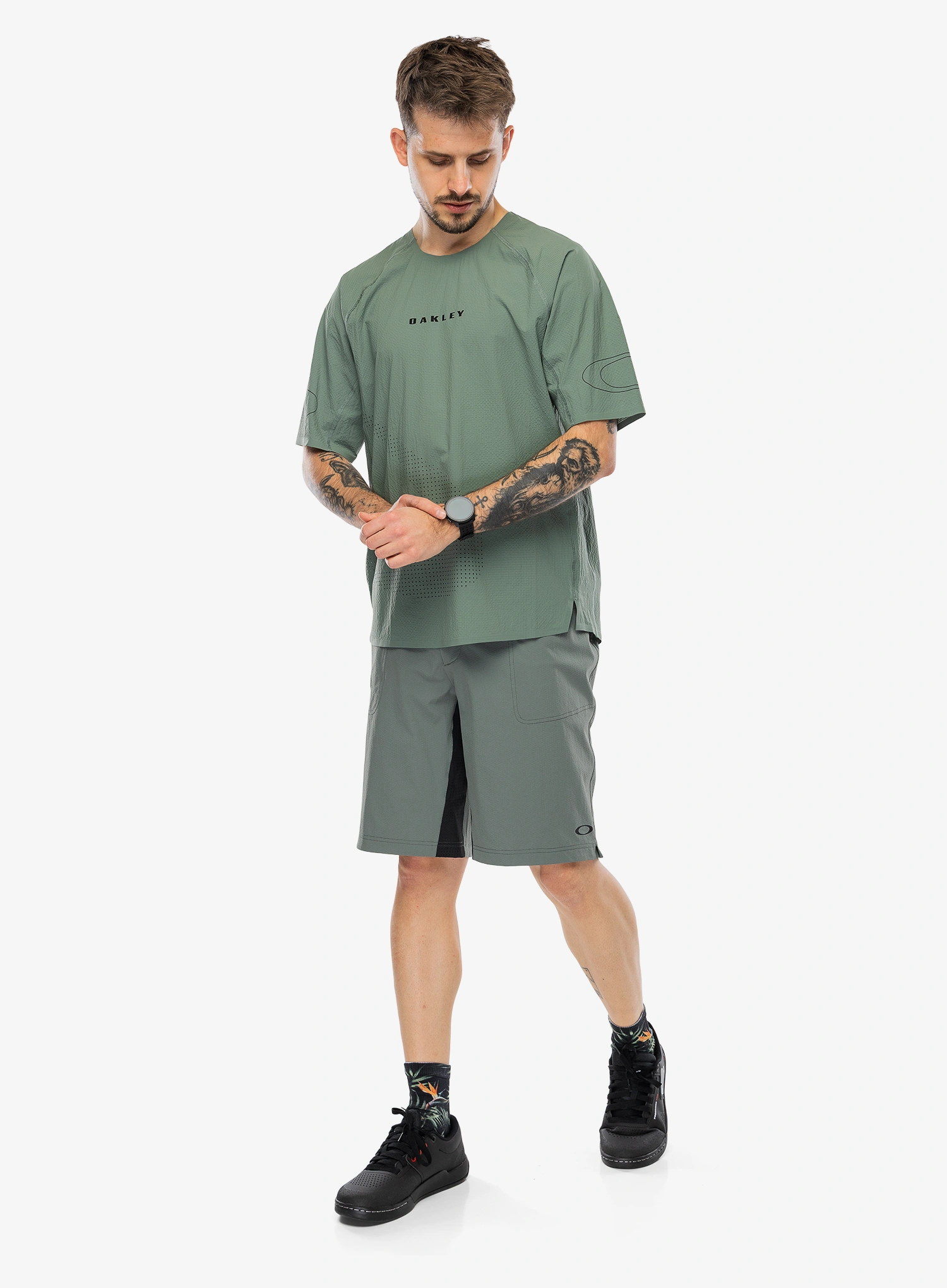 Fahrradshorts Oakley Seeker Whip Short - aviator green