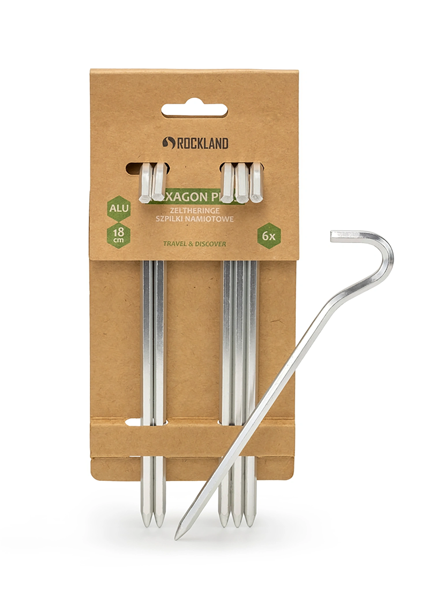 Zeltheringe Rockland Haxagon 6 pcs