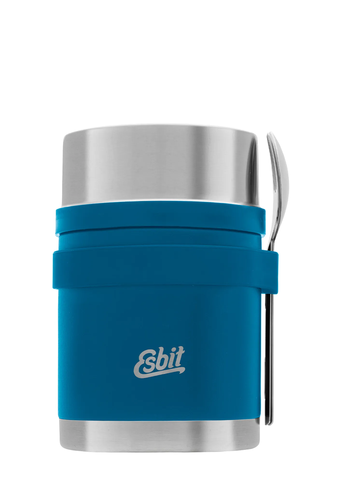 Besteck Esbit Cutlery Set Incl. Silicone Band S - polar blue