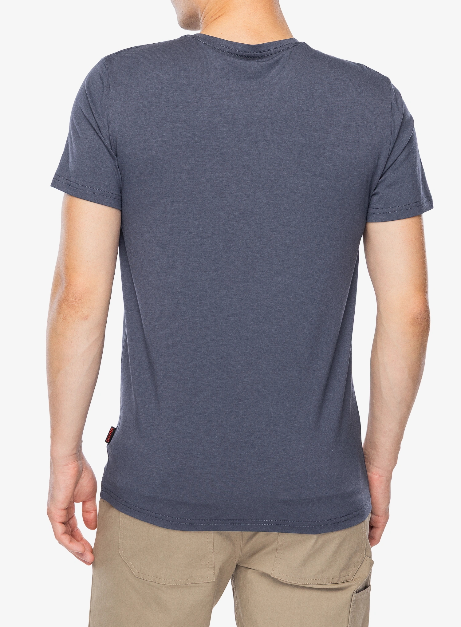 T-Shirt aus Baumwolle Dovre O-neck Bamboo Viscose T-shirt - grey