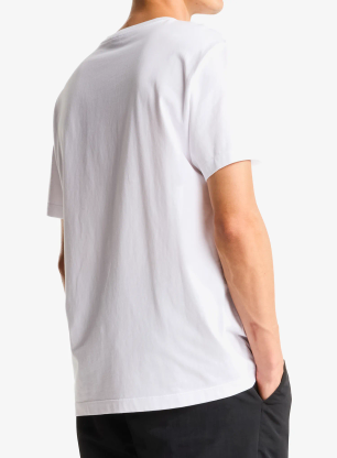 T-Shirt aus Baumwolle The North Face Essential Center Logo Relaxed SS - tnf white