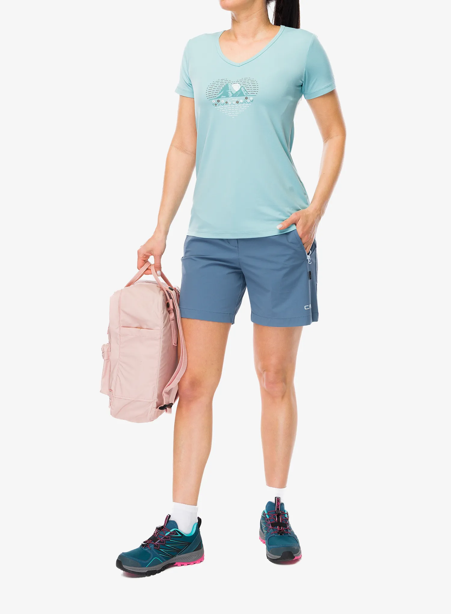 T-Shirt Damen CMP Missy T-Shirt - lagoon