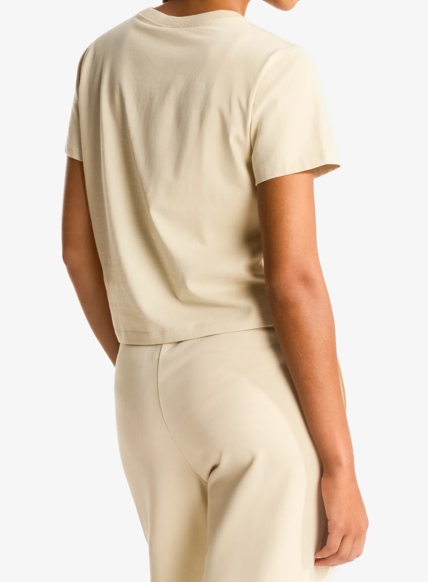 T-Shirt Damen The North Face Essential Regular SS Cutie Tee - desert stone