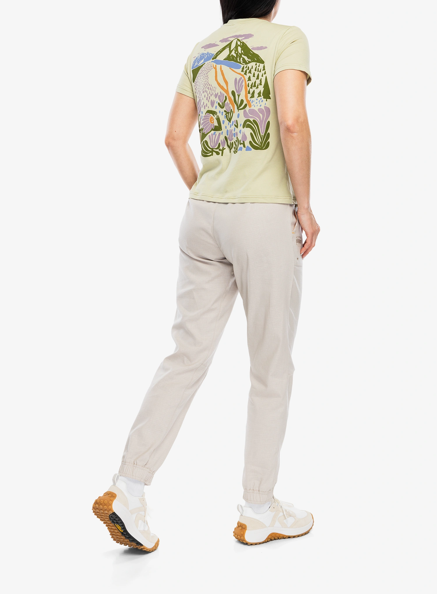 T-Shirt Damen Turbat Krokusy T-Shirt - bog lime