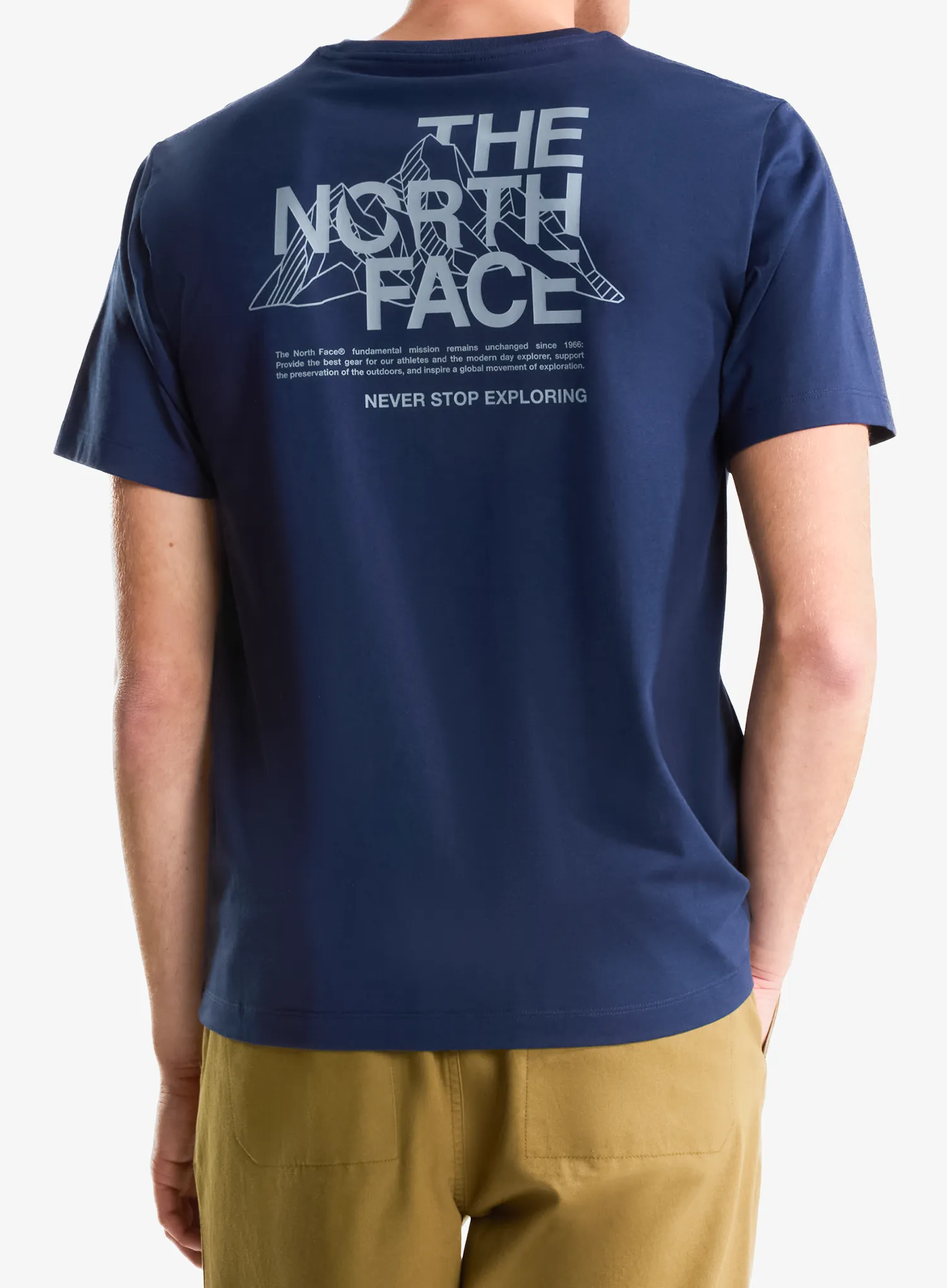 T-Shirt The North Face Mountain Sketch Regular SS - summit navy