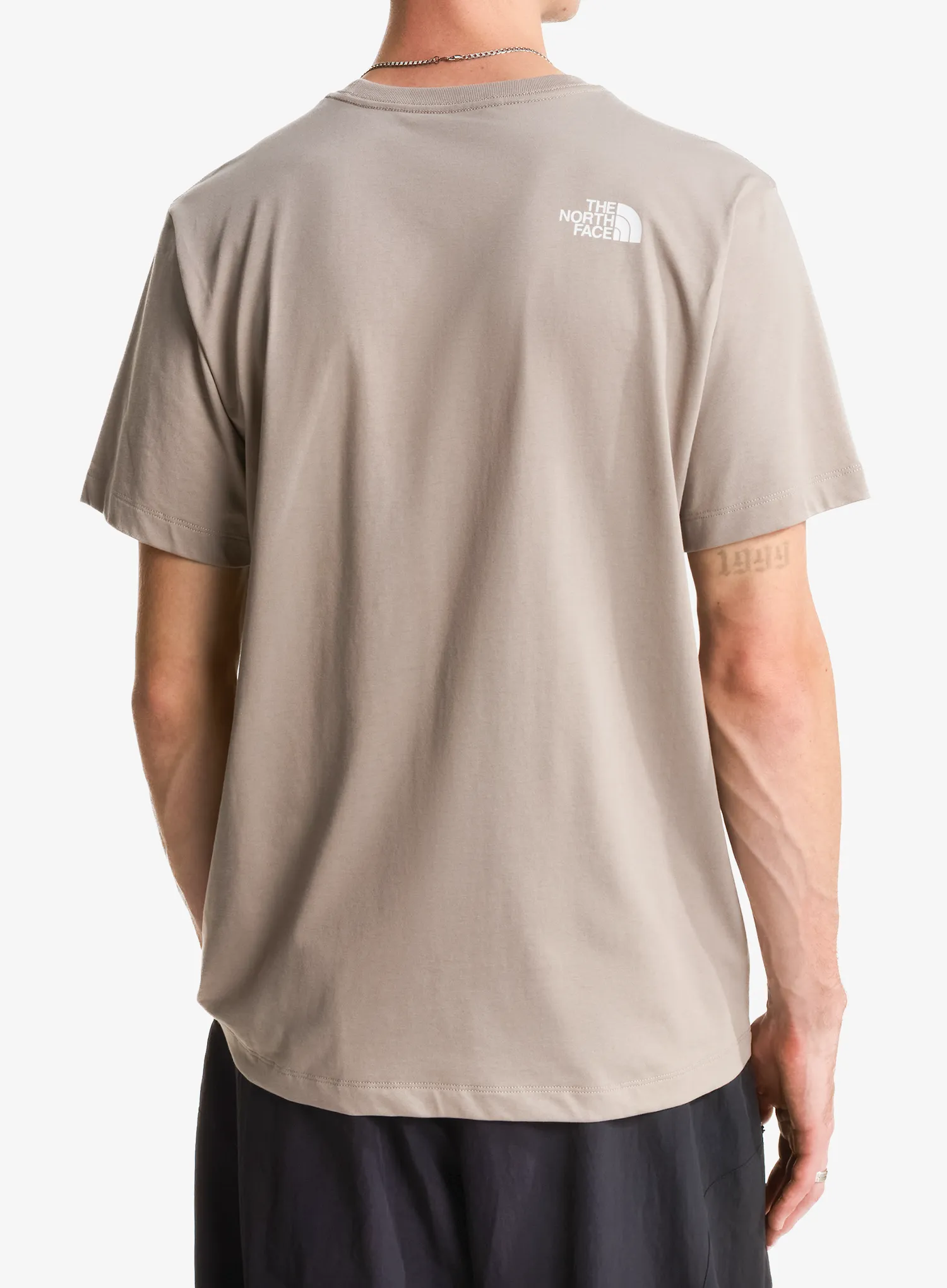 Shirt mit Aufdruck The North Face Evolution Half Dome Regular SS - stone slab