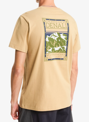 Shirt mit Aufdruck The North Face North Faces Reg SS Tee - khaki stone