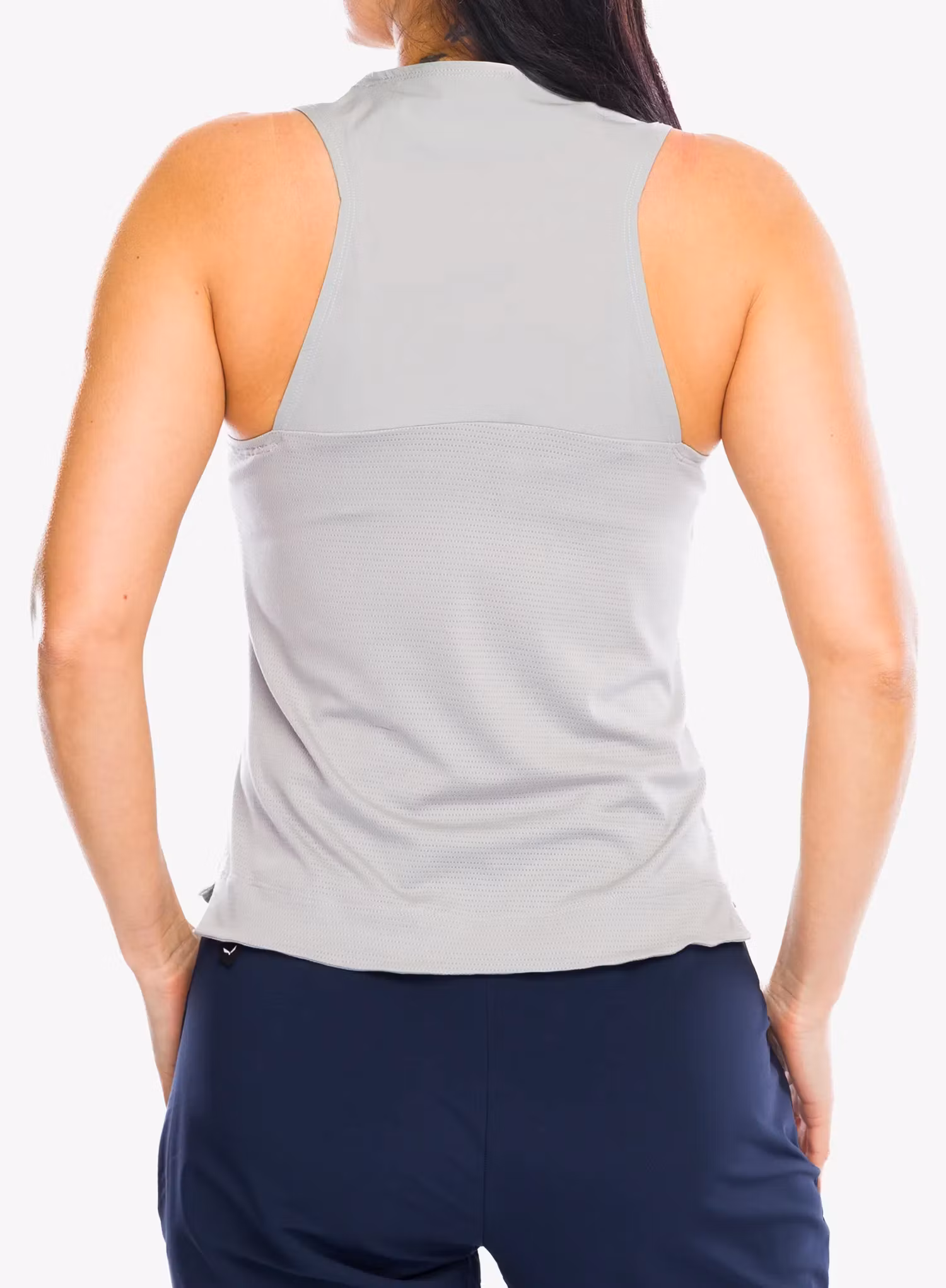 Tank Top Damen Salewa Pedroc Dry Hyb Tank - alloy
