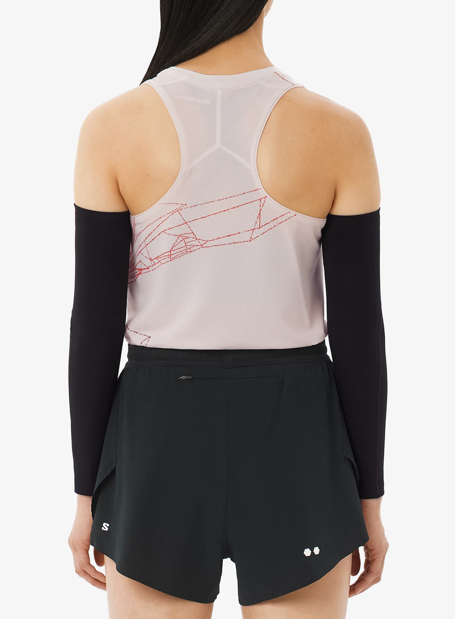 Tank Top Damen Salomon S/Lab Speed Singlet - lilac ash