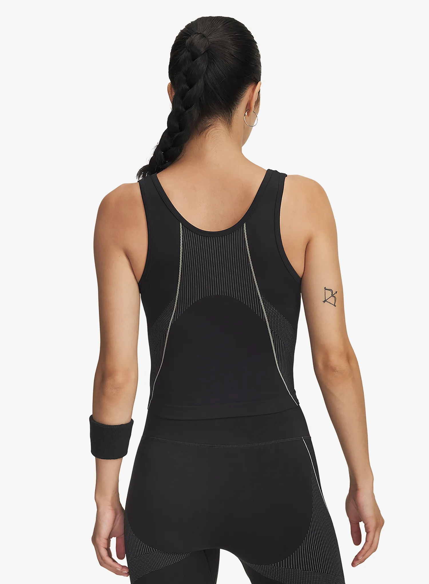 Tank Top Damen Under Armour Vanish Seamless Tank - black/steel/stee
