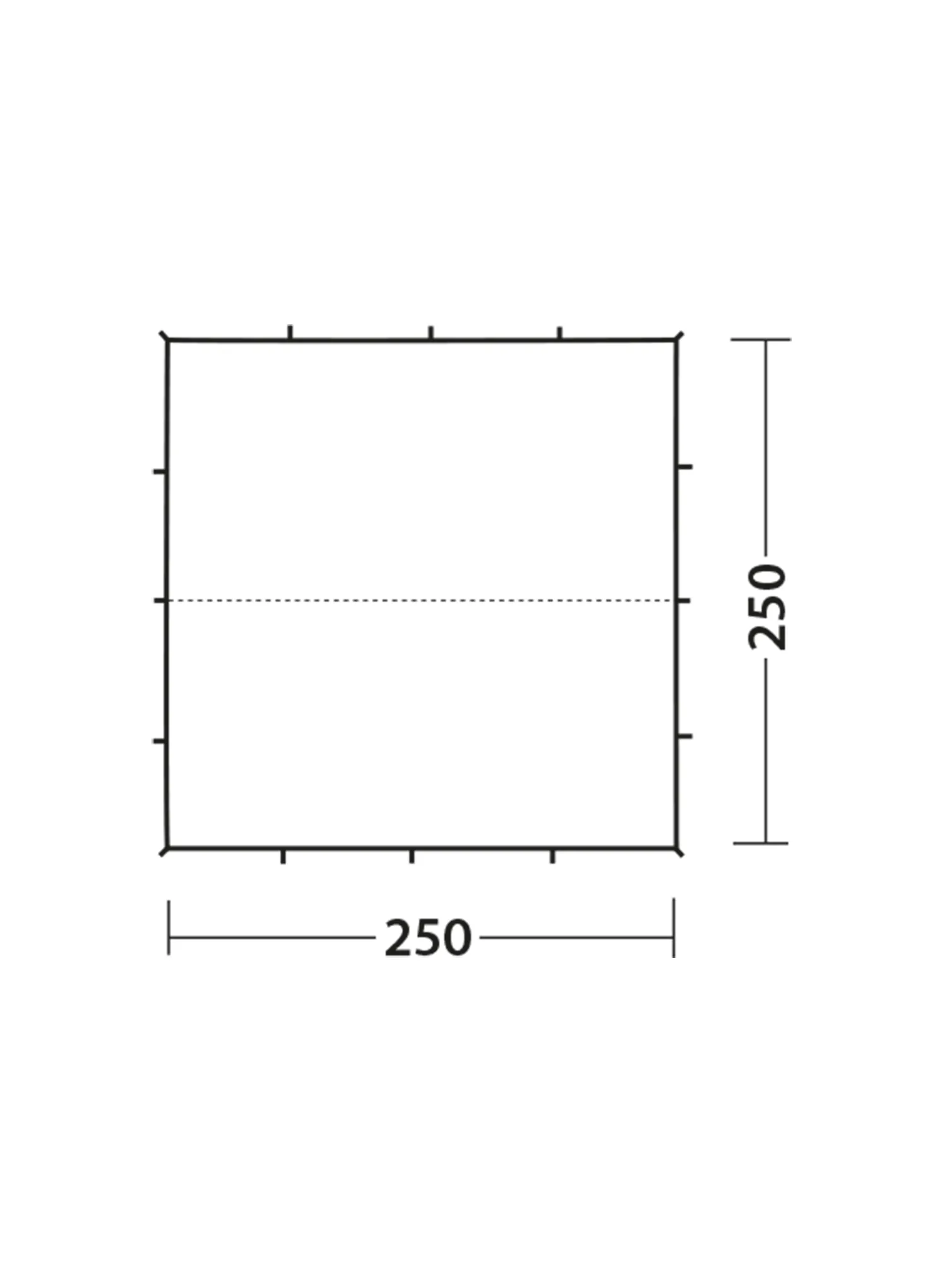 Tarp Robens Tarp 2,5 x 2,5m Pro - green