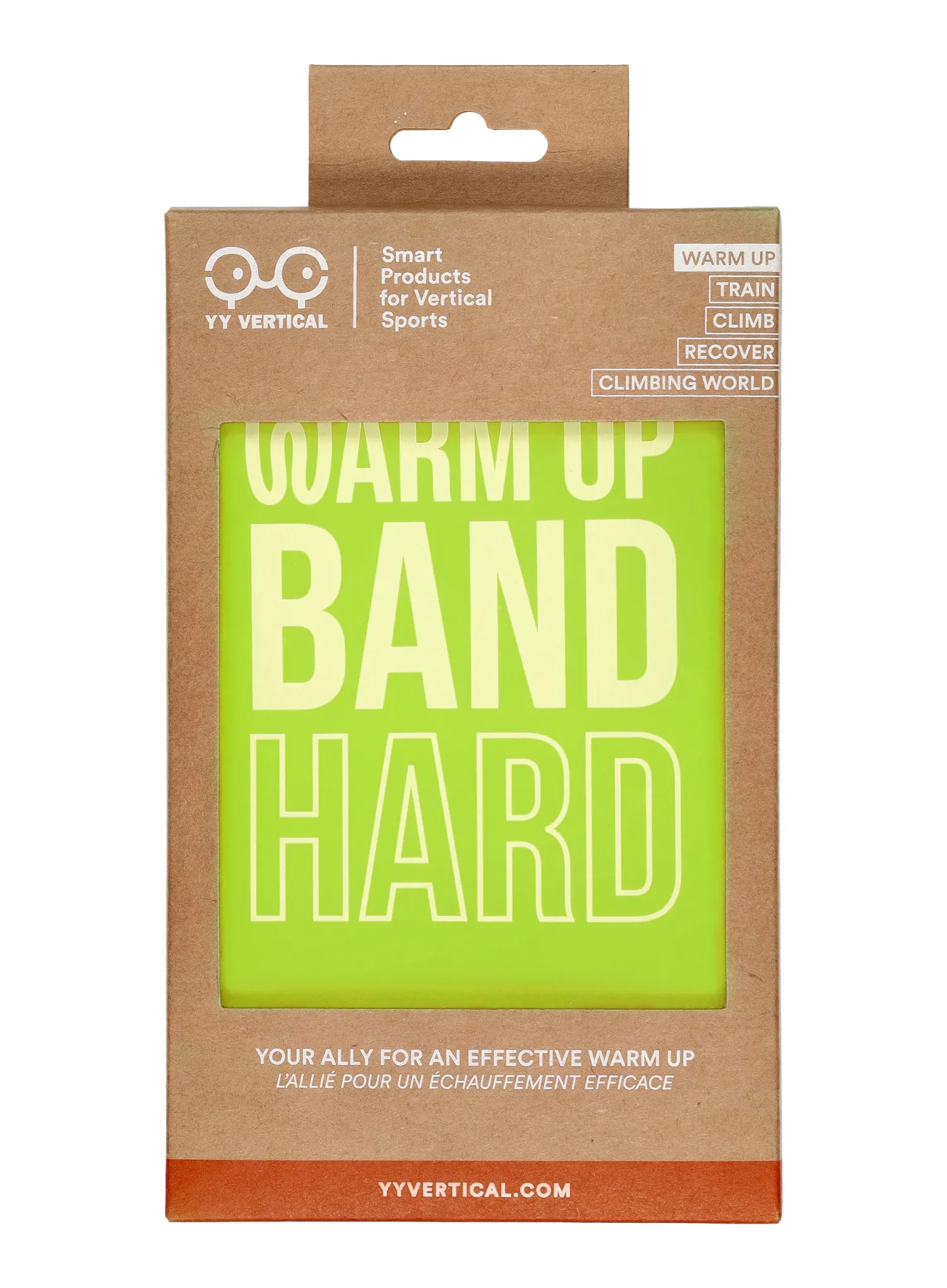 Fitnessband Y&Y Vertical Warm Up Band Easy - green