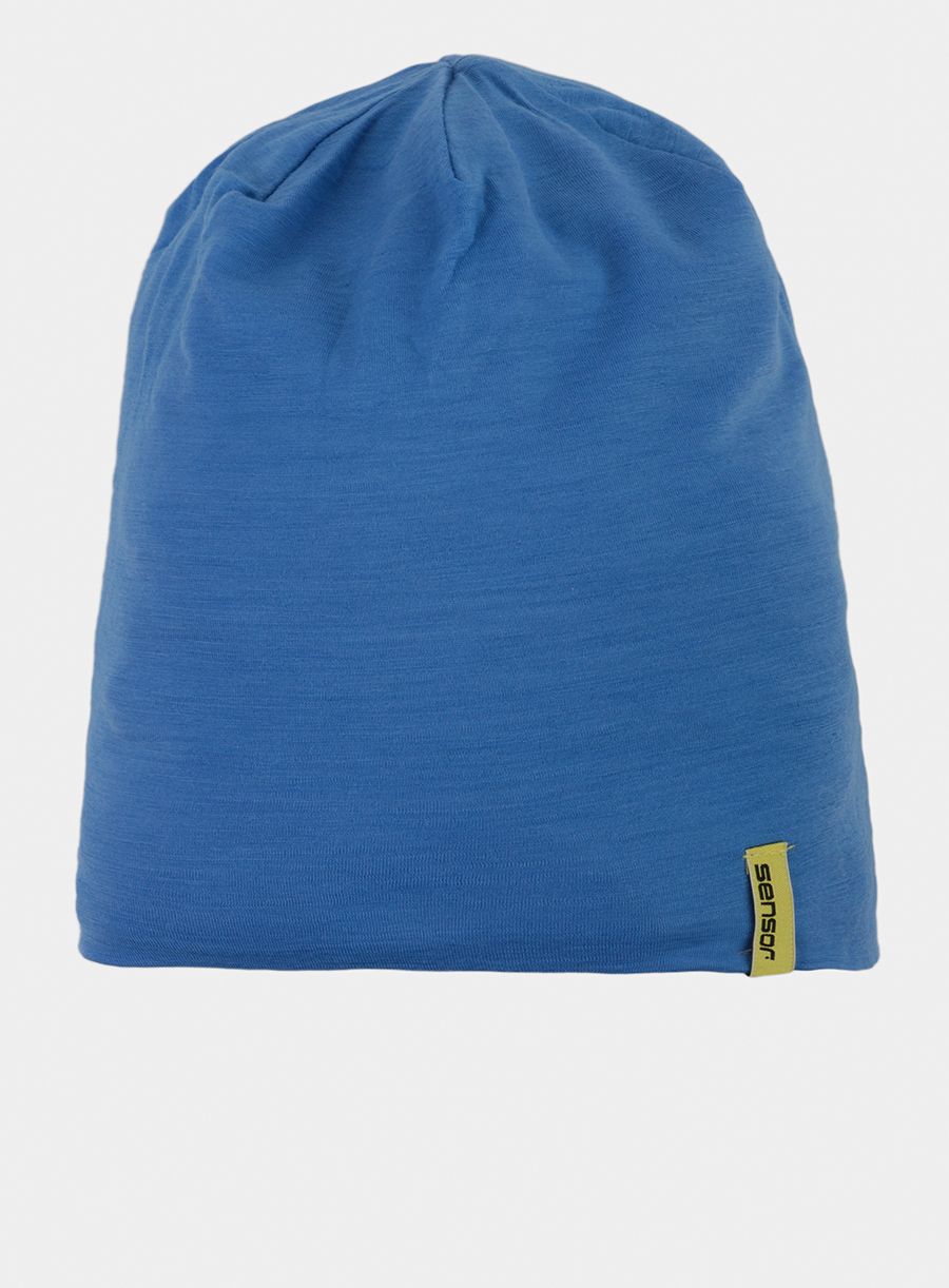 Mütze Sensor Beanie Merino Wool - blue