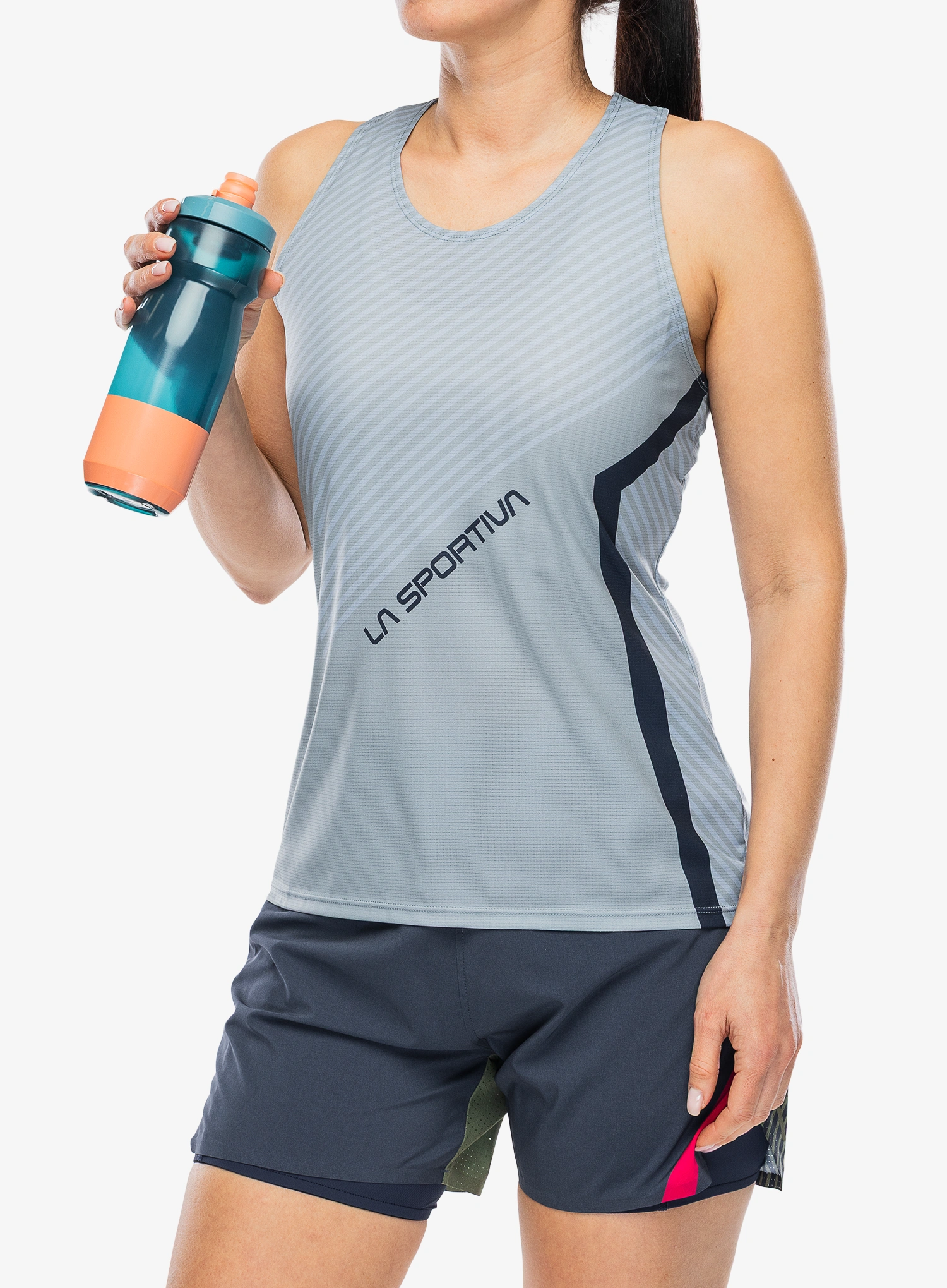 Top Damen La Sportiva Flow Tank - limestone/night sky