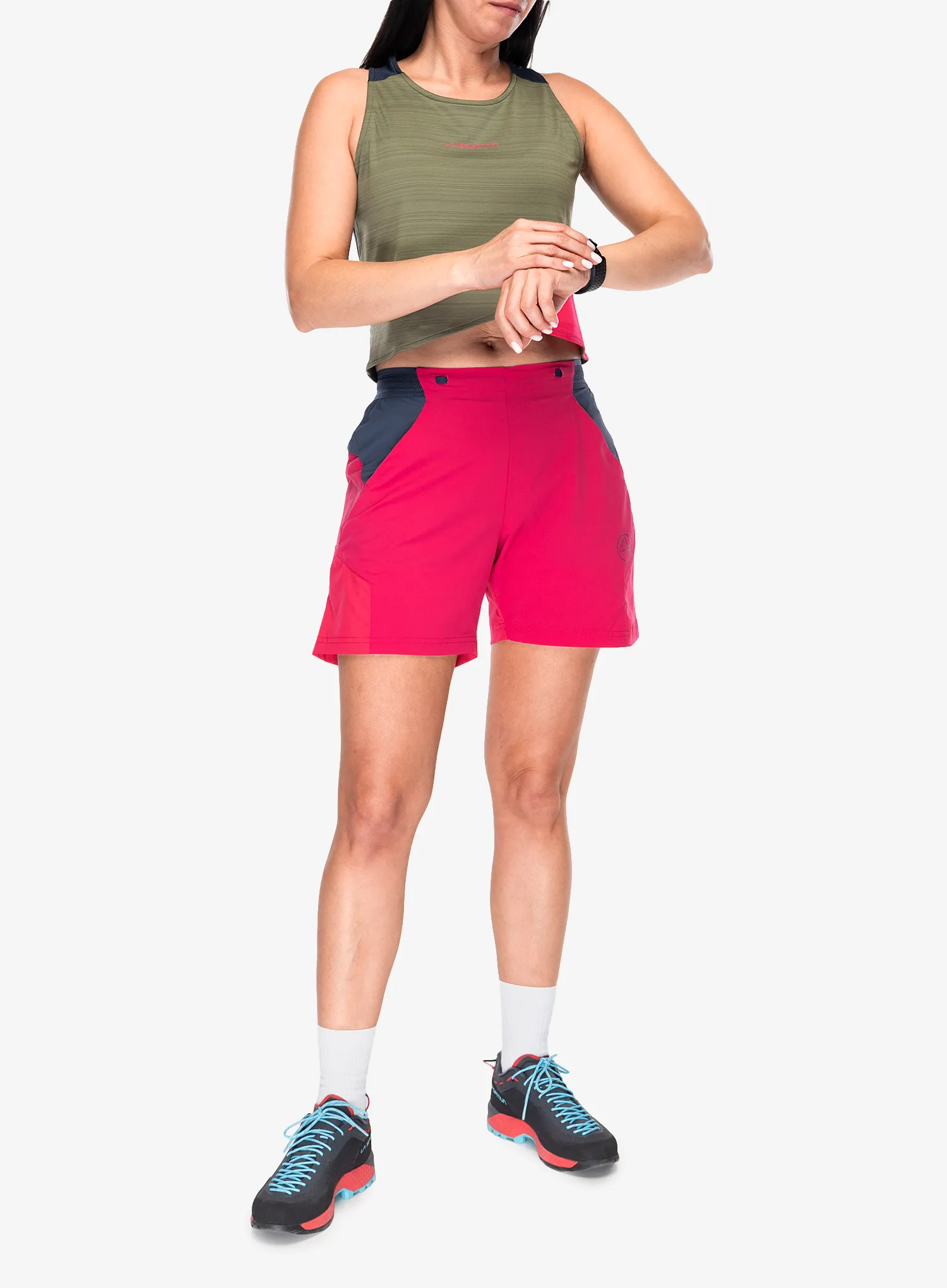 Top Damen La Sportiva Sunfire Tank - cypress/night sky